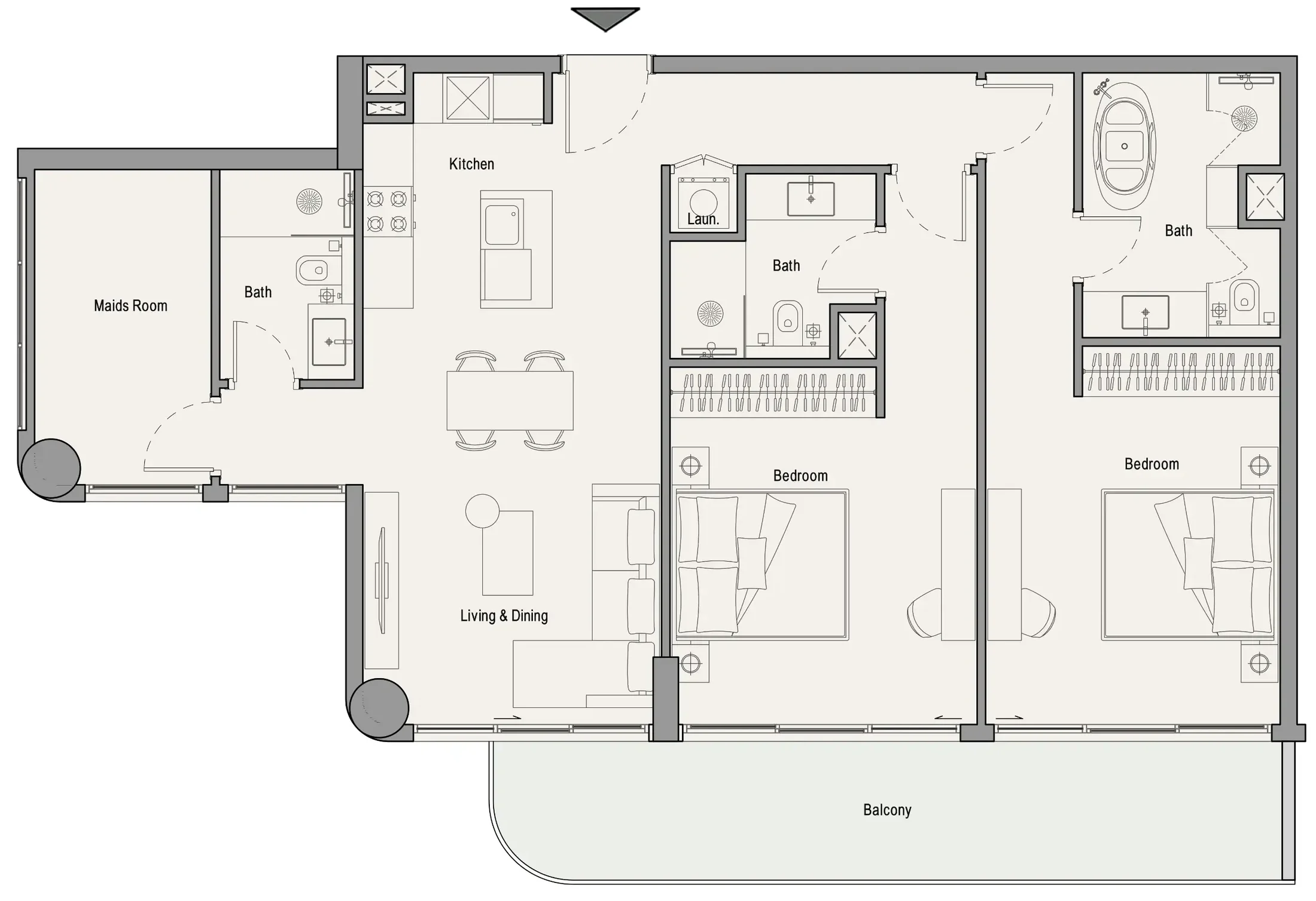 Iman Developers 113 Residences by Iman floor plan