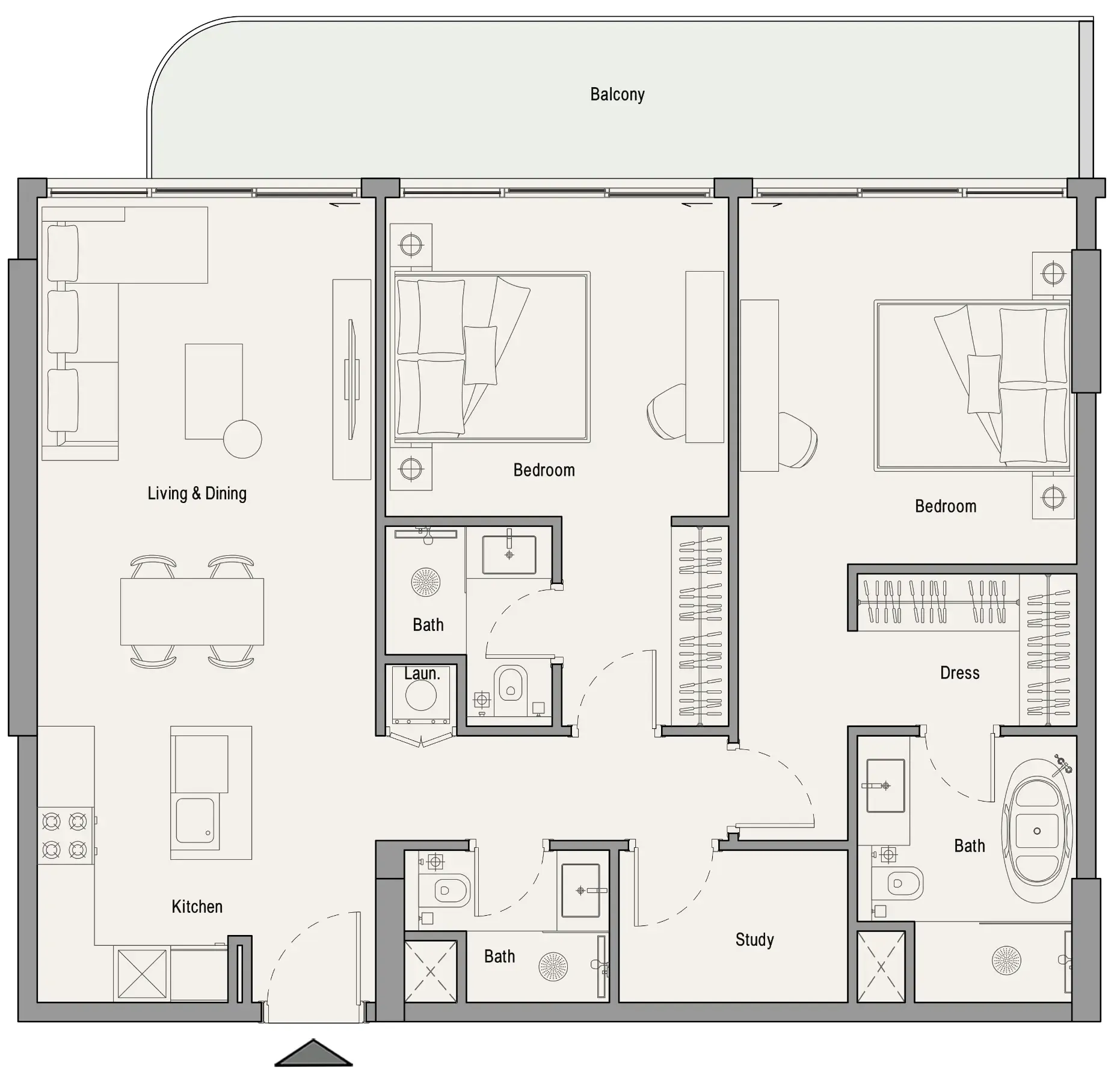 Iman Developers 113 Residences by Iman floor plan