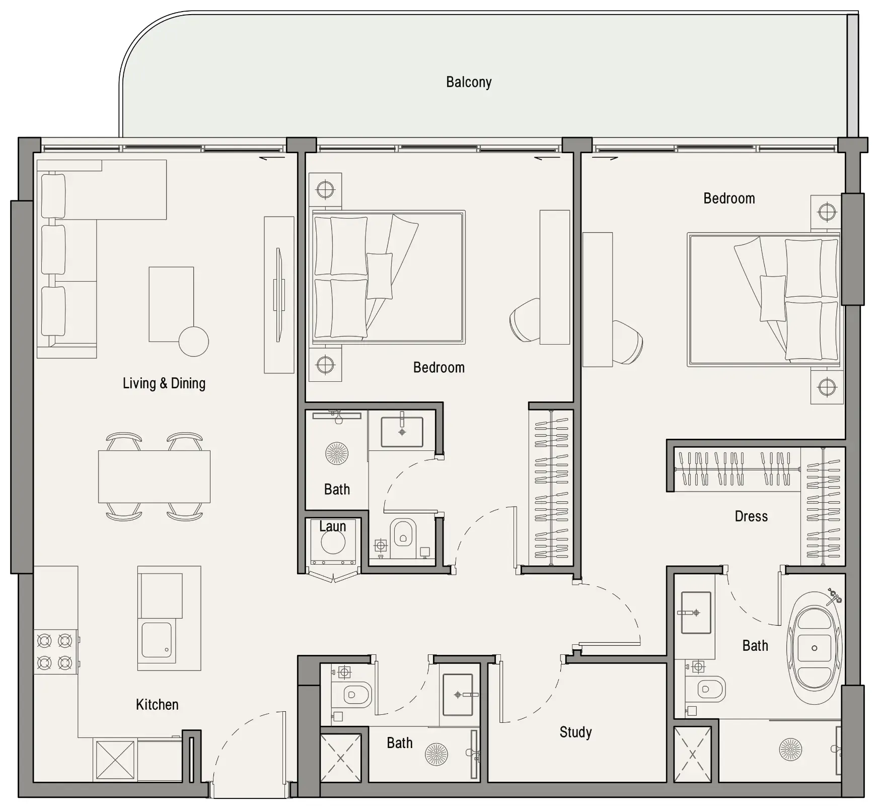 Iman Developers 113 Residences by Iman floor plan