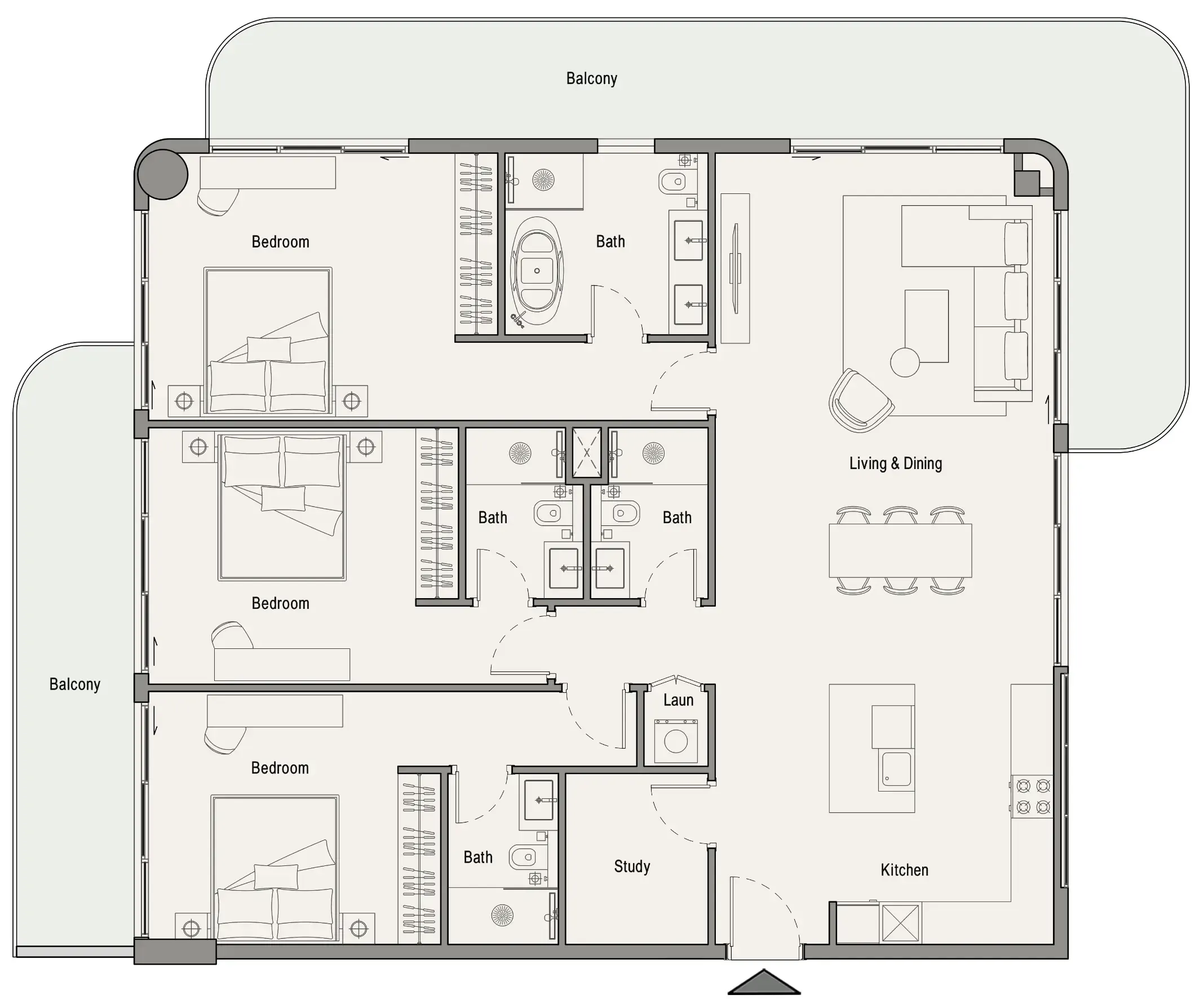 Iman Developers 113 Residences by Iman floor plan