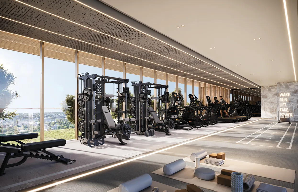 Fitness Centre amenity image at 113 Residences by Iman
