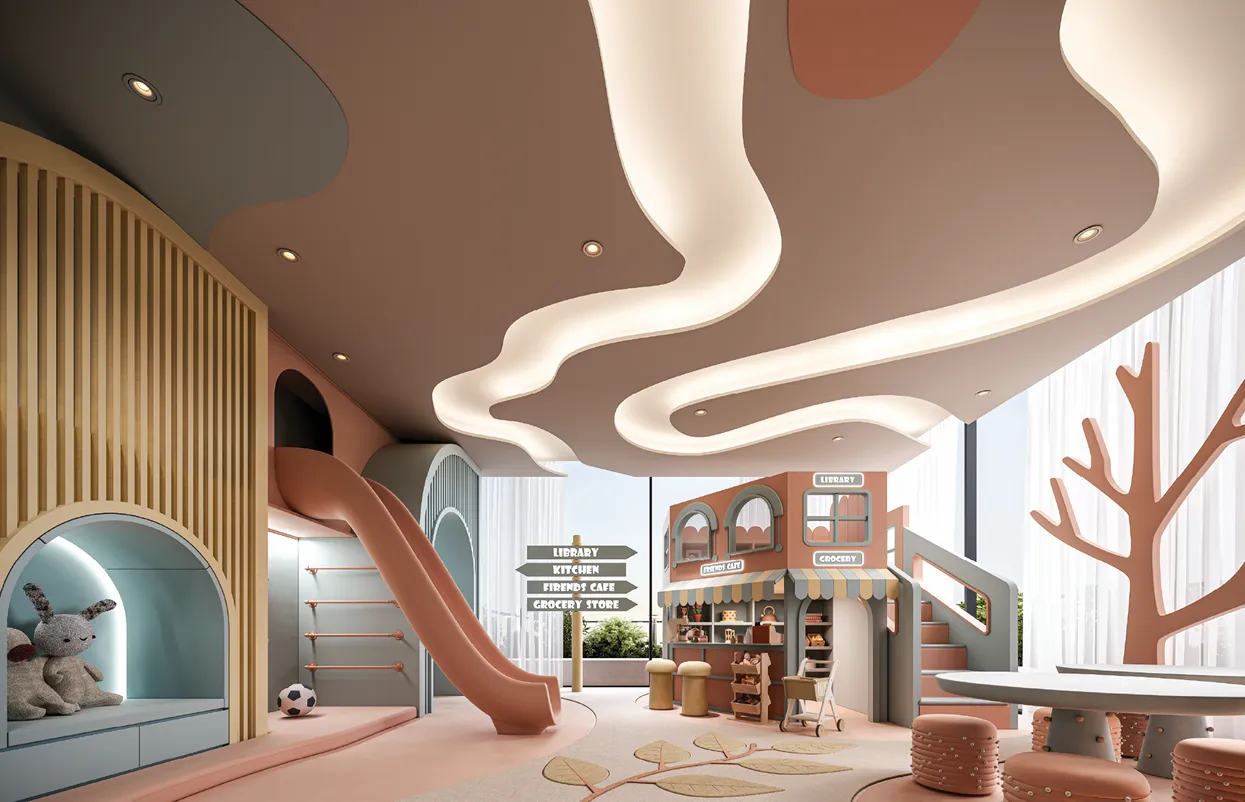 Indoor Kids Play Area amenity image at 113 Residences by Iman