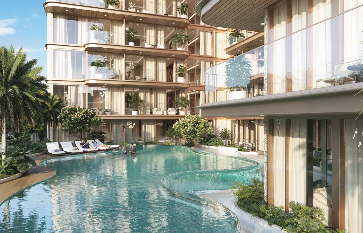 Leisure Pool amenity image at 113 Residences by Iman