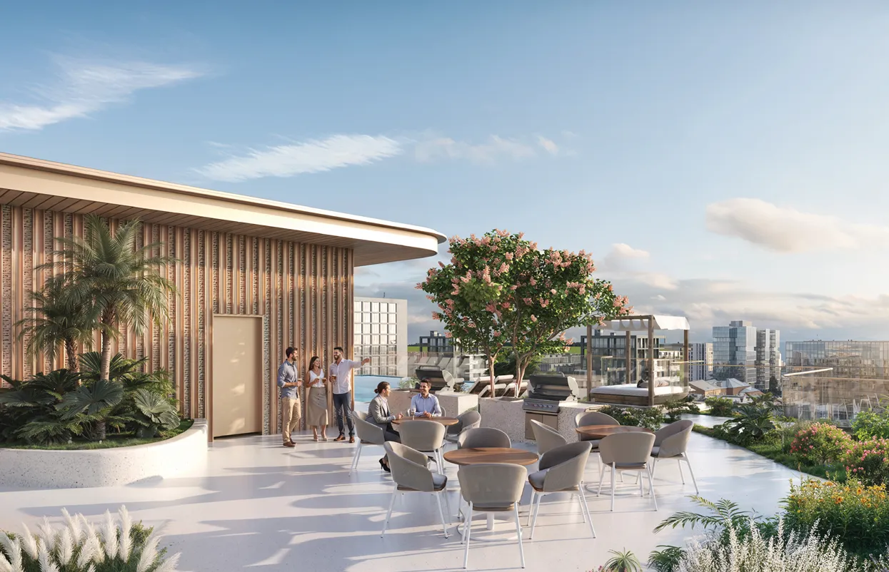 Rooftop BBQ Area amenity image at 113 Residences by Iman