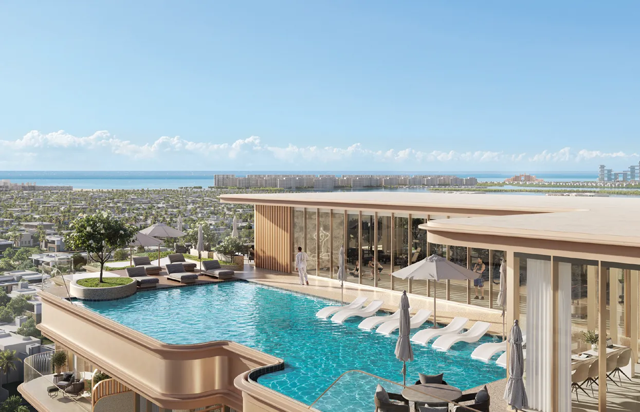 Skyview Pool Deck amenity image at 113 Residences by Iman