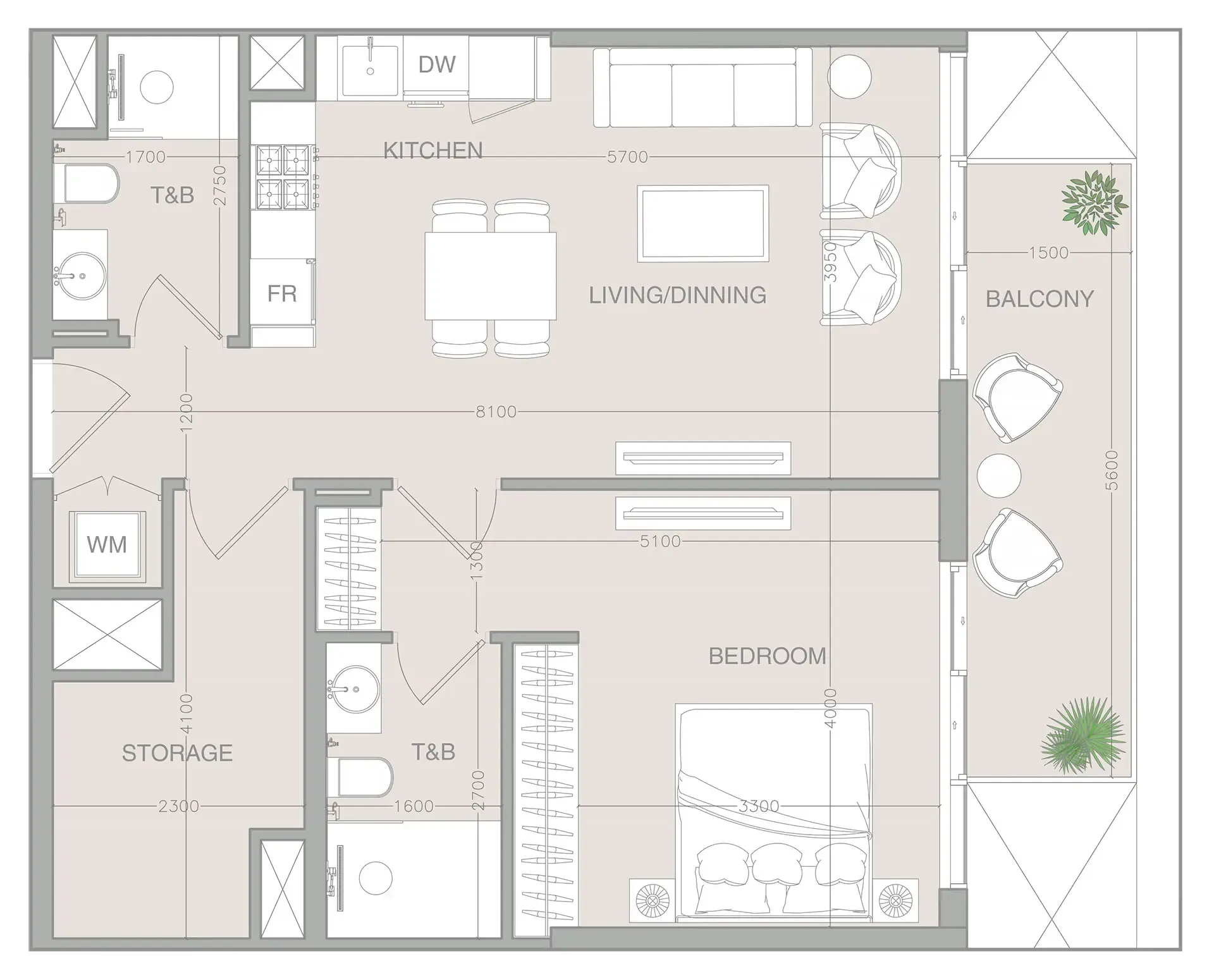Object 1 1WOOD Residence 2 floor plan