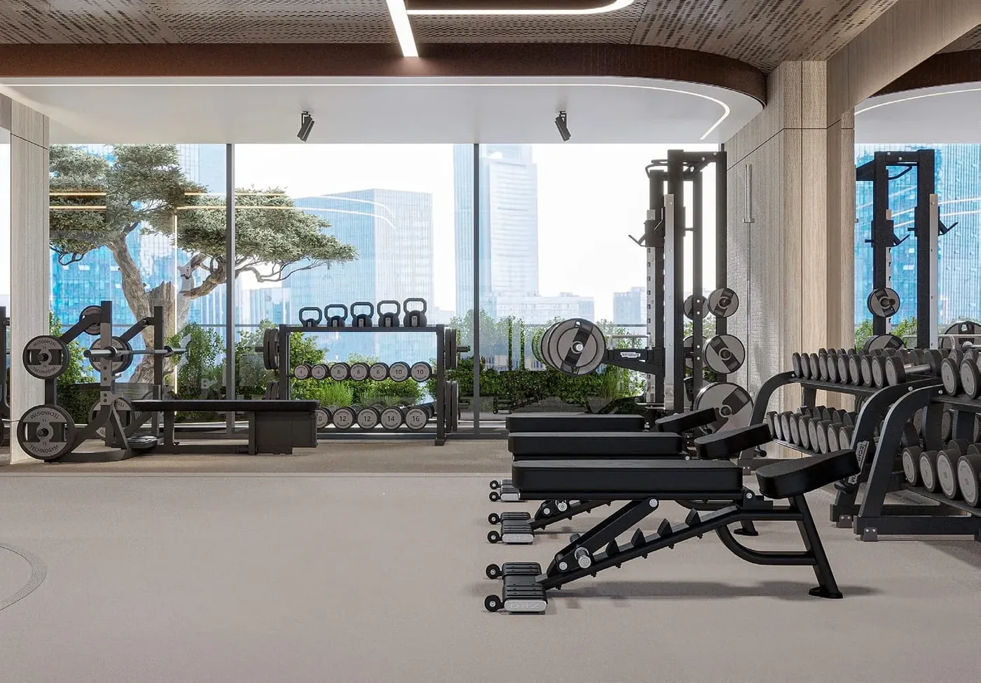 Technogym Fitness Centre amenity image at 241 Waterside