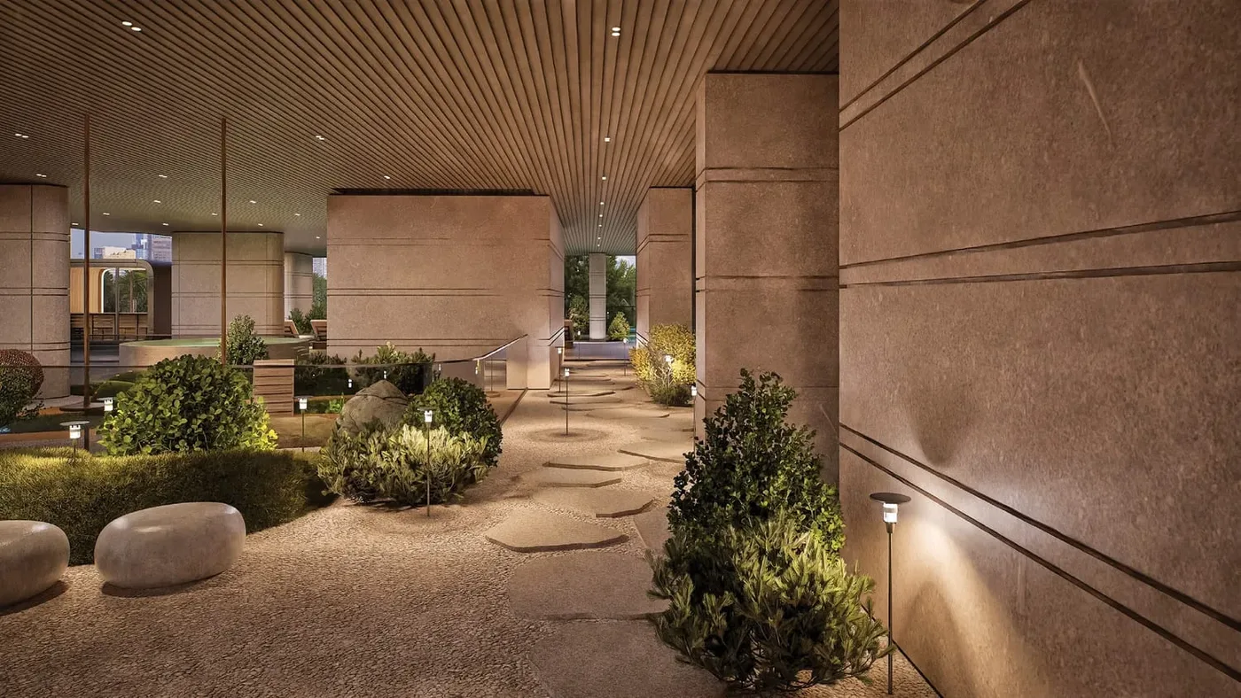 Zen Garden amenity image at 241 Waterside