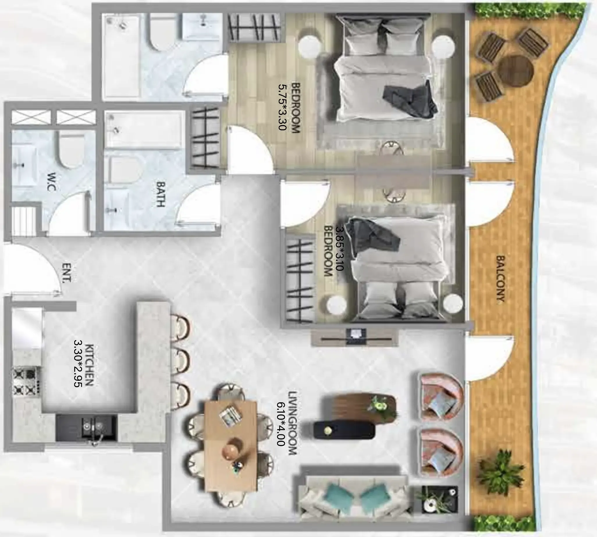 BAMX Development 311 Boulevard floor plan