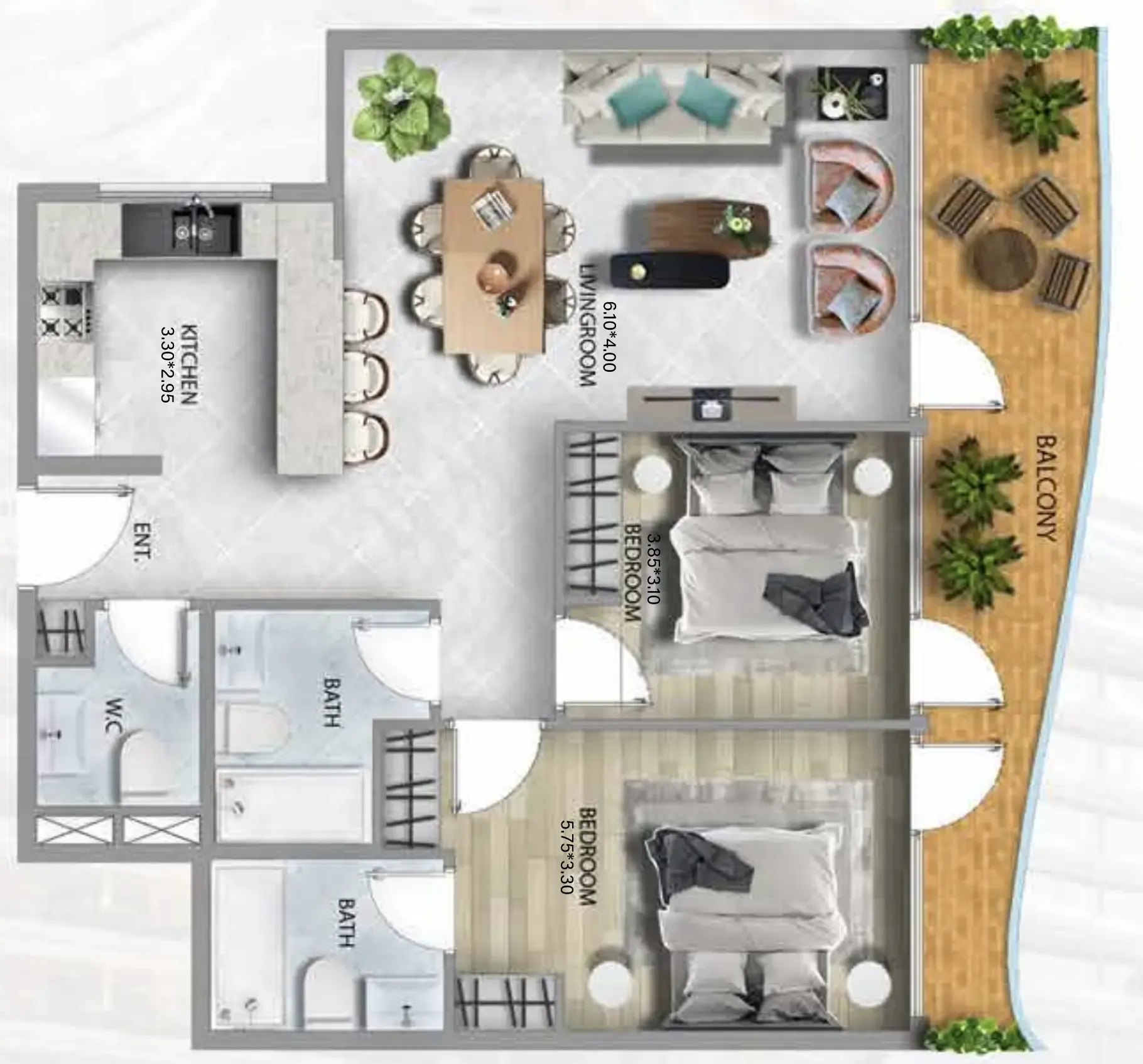 BAMX Development 311 Boulevard floor plan