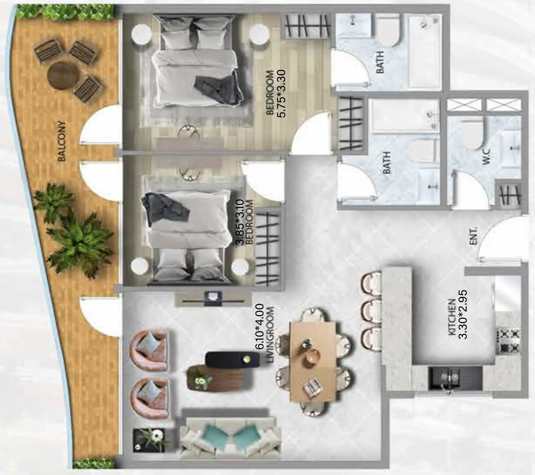 BAMX Development 311 Boulevard floor plan