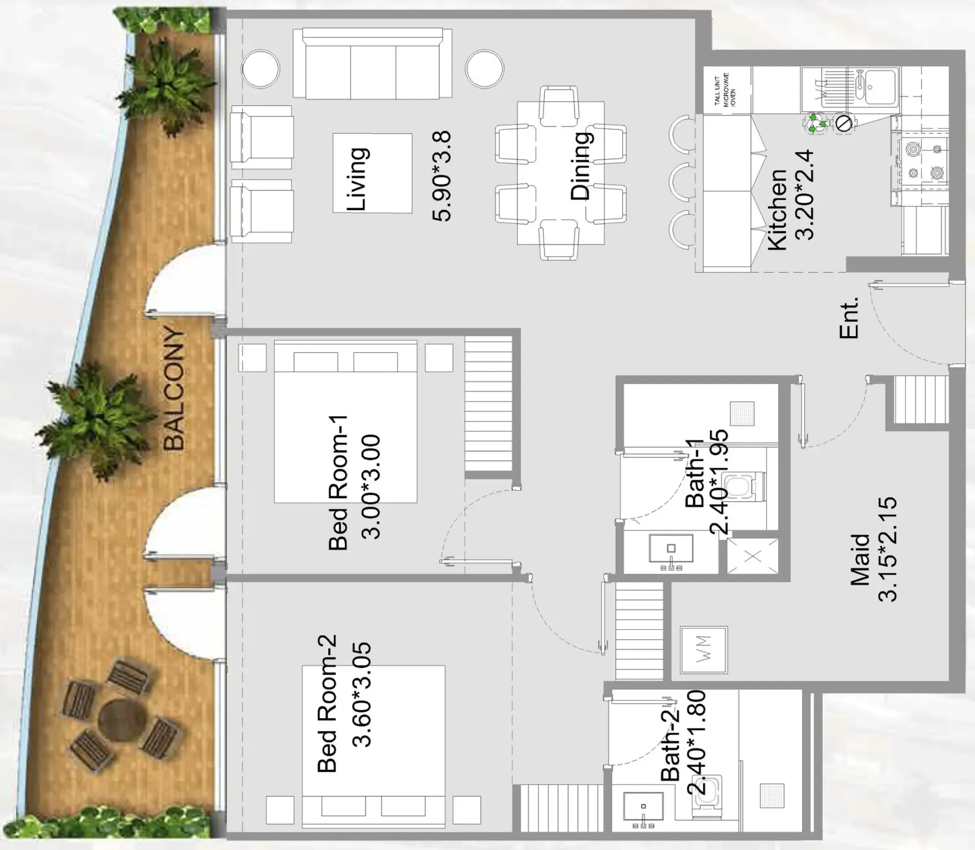 BAMX Development 311 Boulevard floor plan