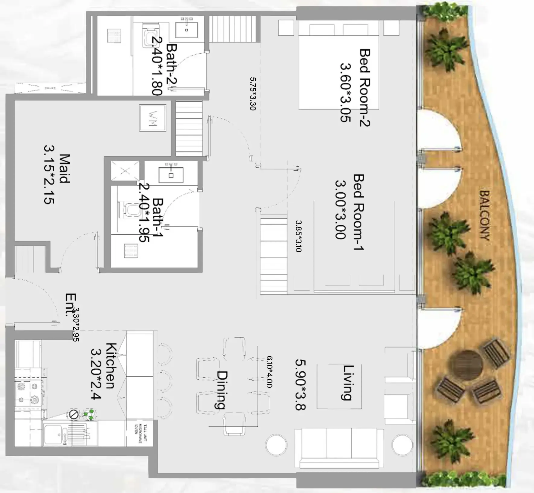 BAMX Development 311 Boulevard floor plan