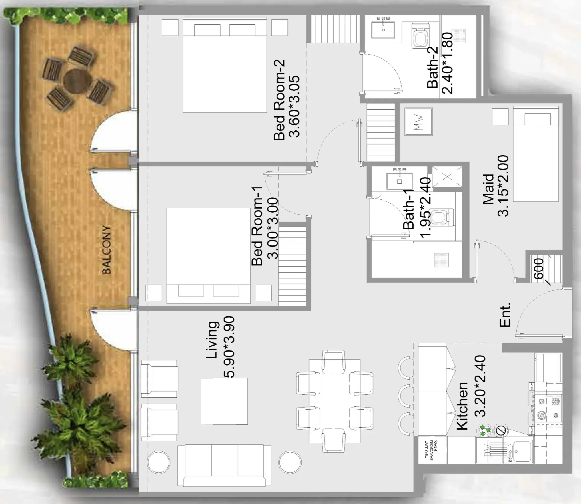 BAMX Development 311 Boulevard floor plan