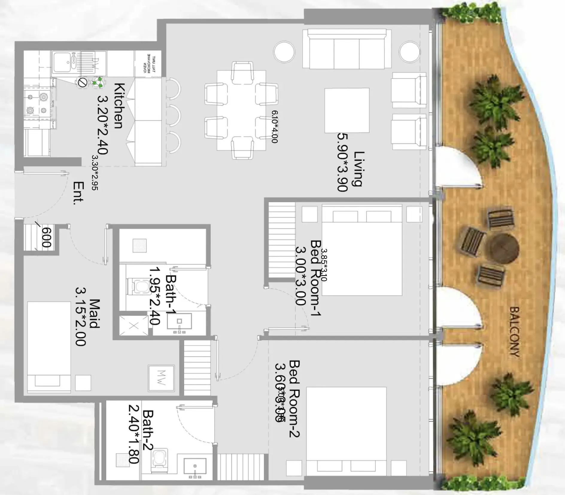BAMX Development 311 Boulevard floor plan