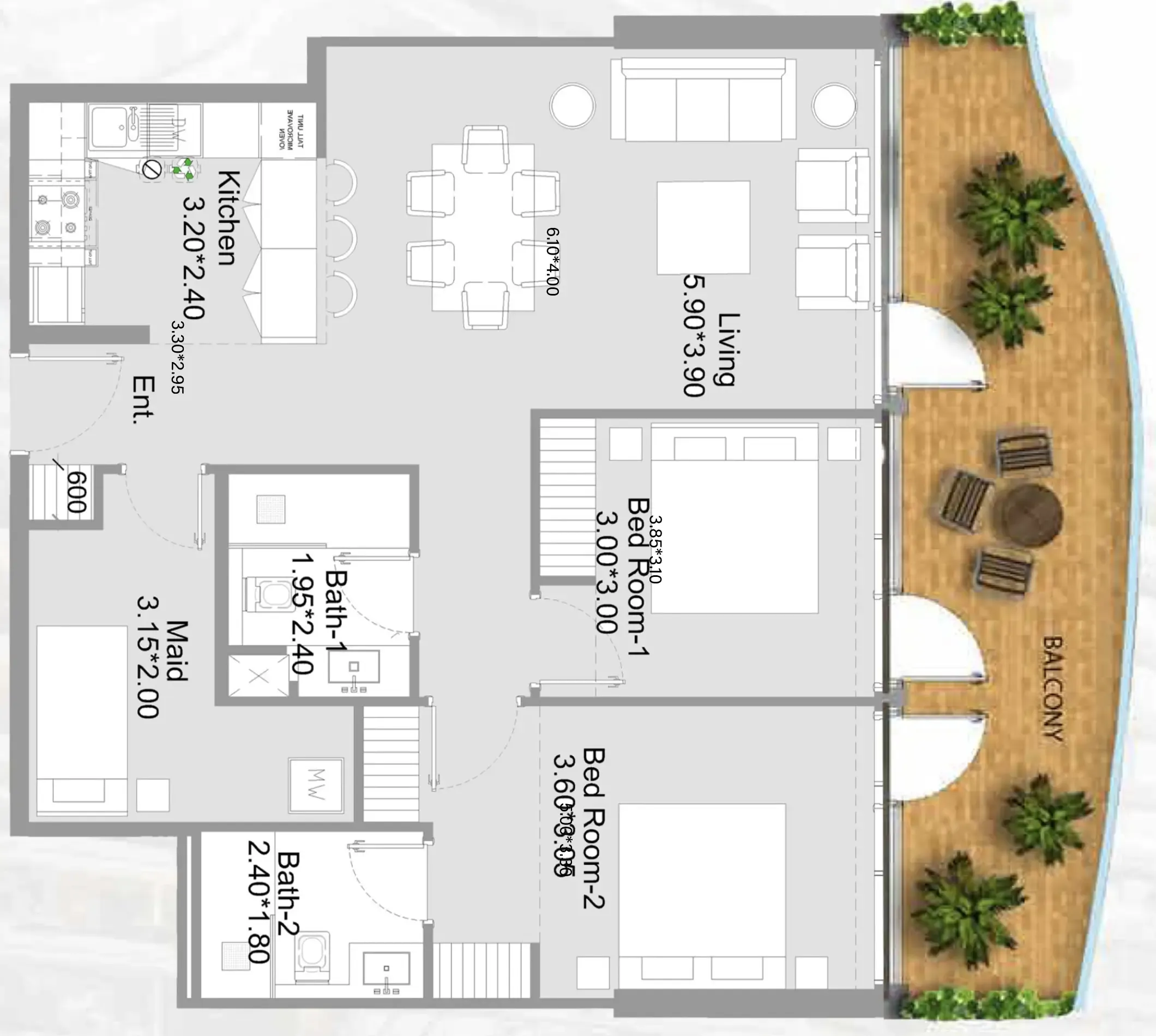 BAMX Development 311 Boulevard floor plan