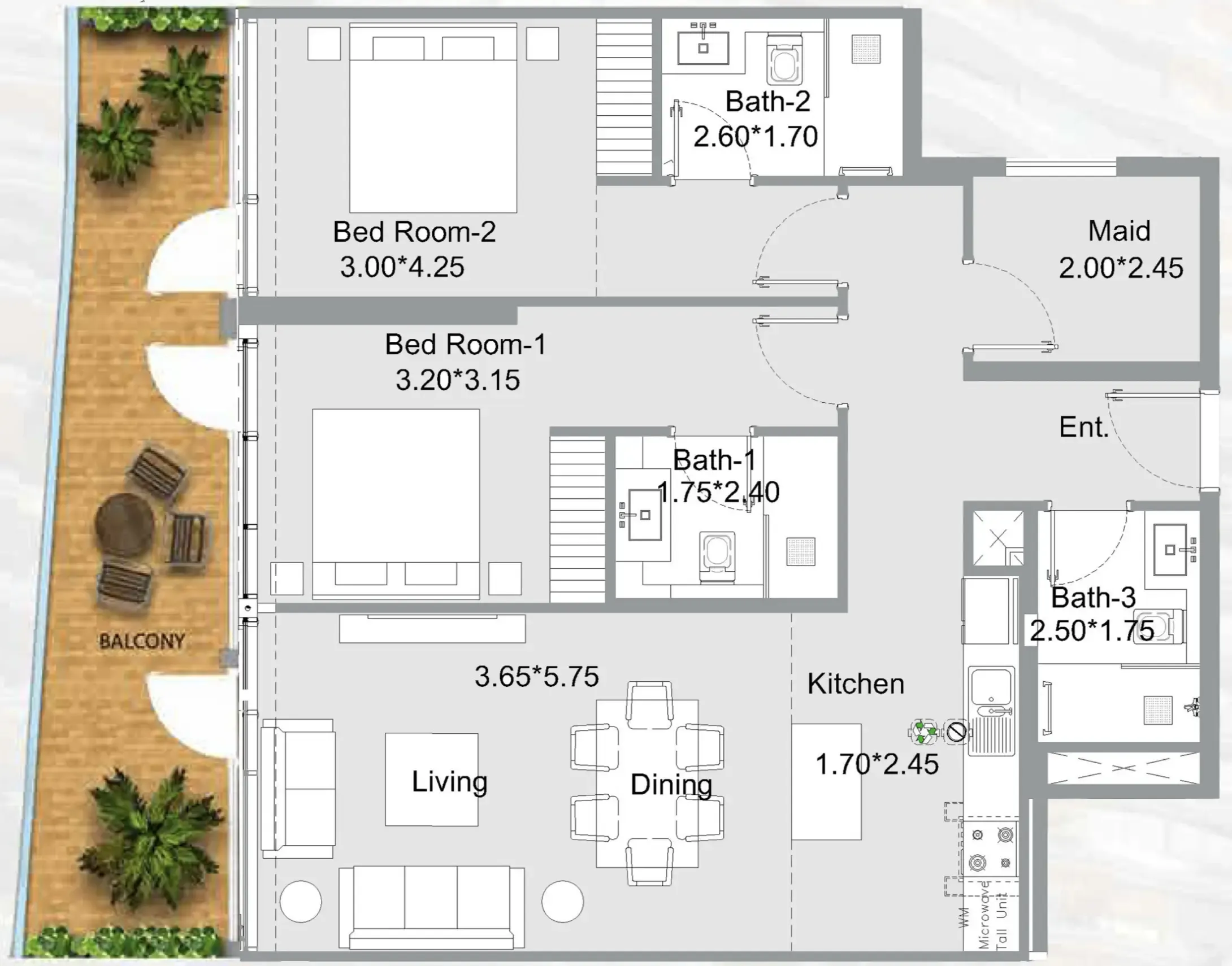 BAMX Development 311 Boulevard floor plan