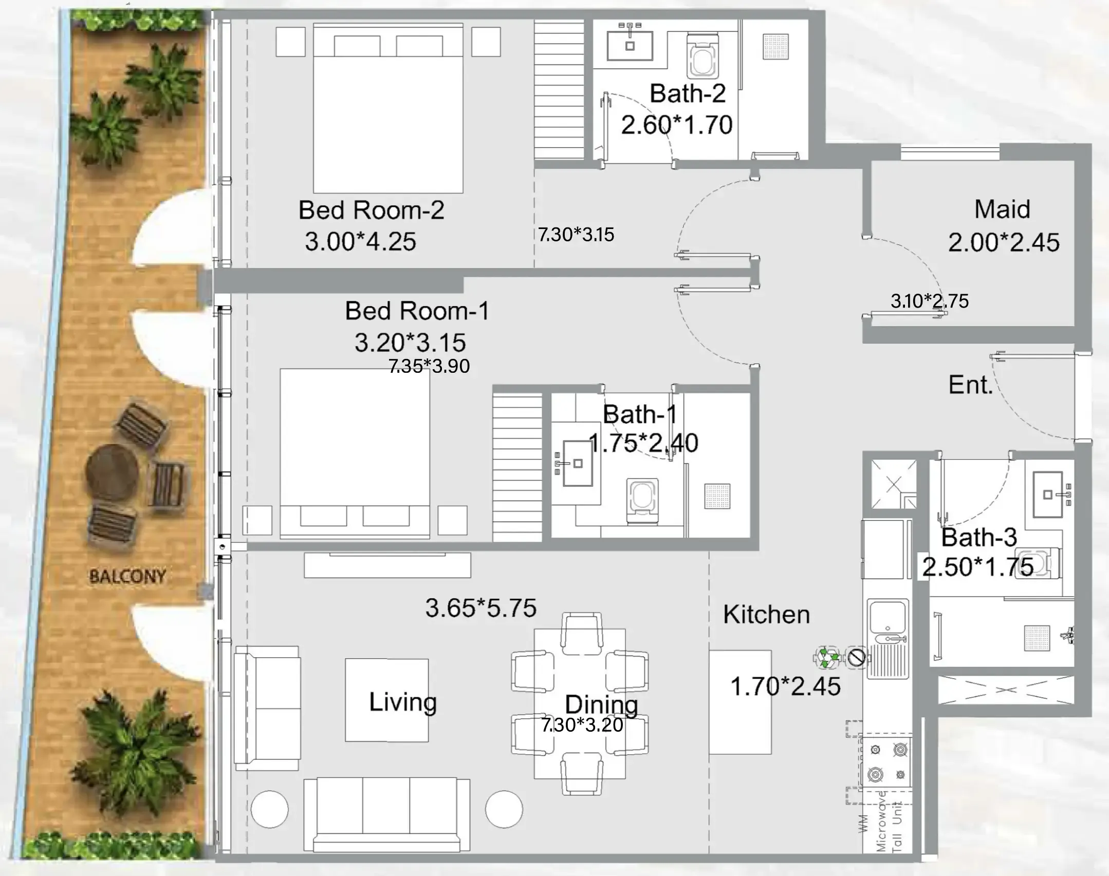 BAMX Development 311 Boulevard floor plan