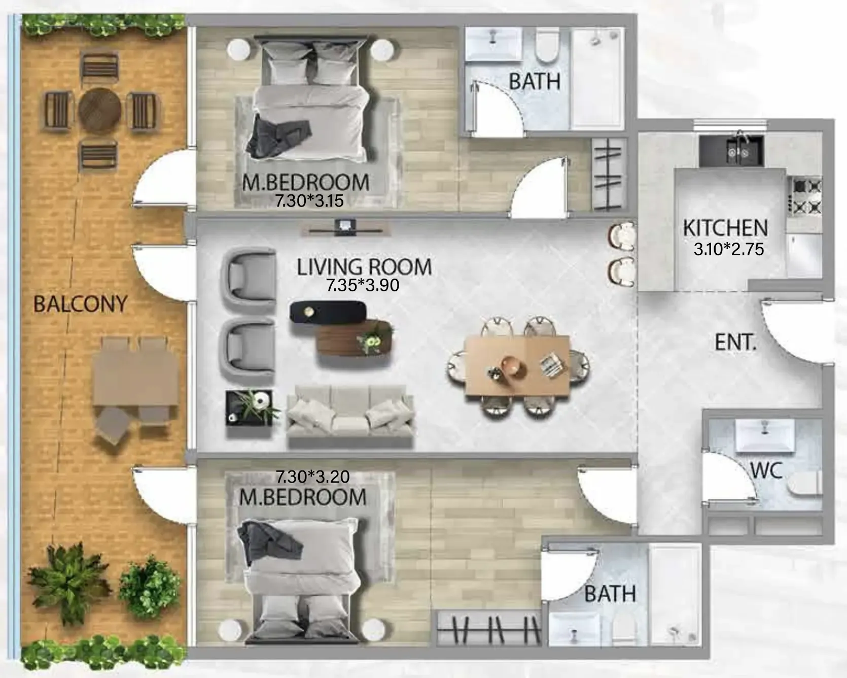 BAMX Development 311 Boulevard floor plan