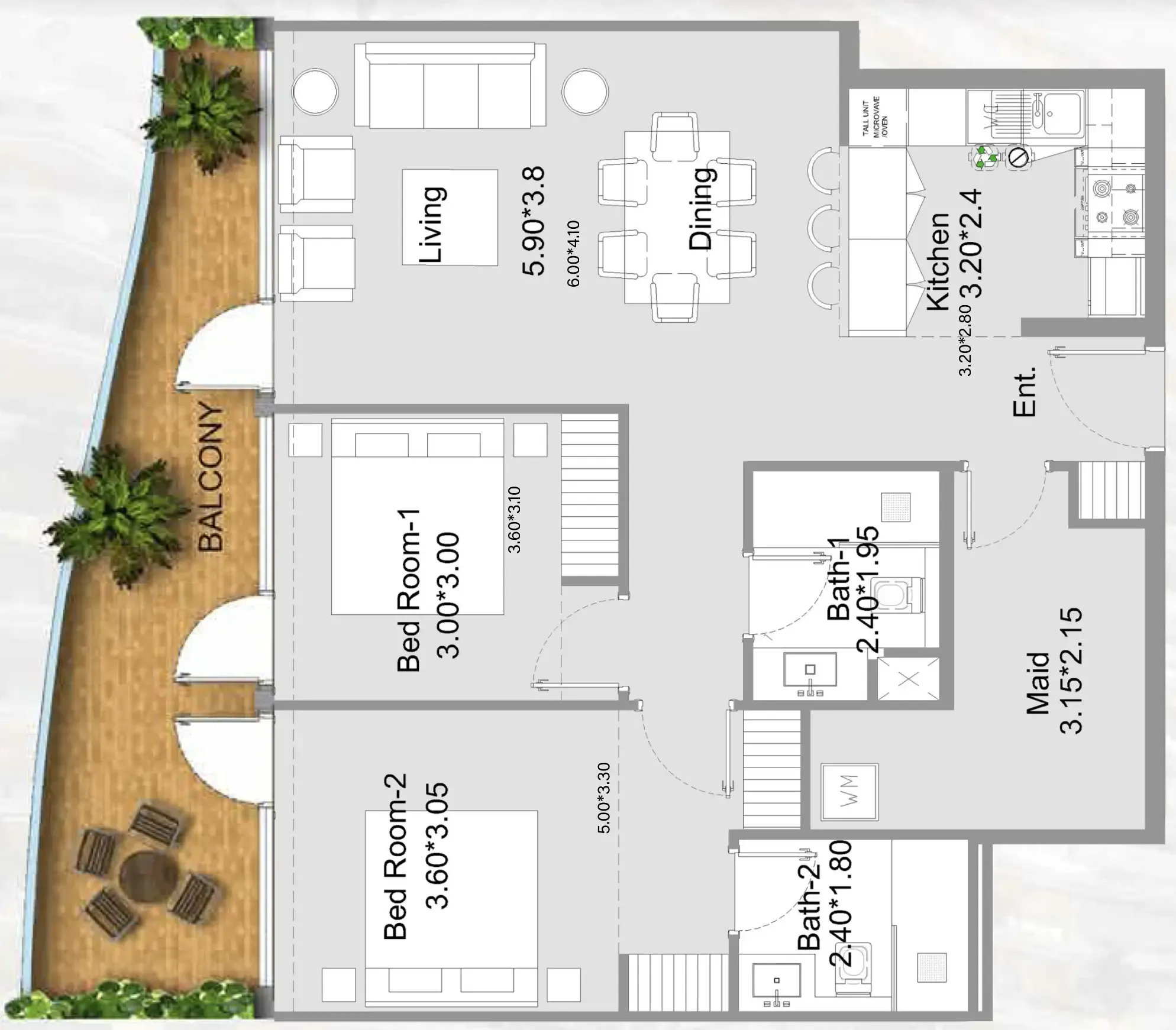 BAMX Development 311 Boulevard floor plan