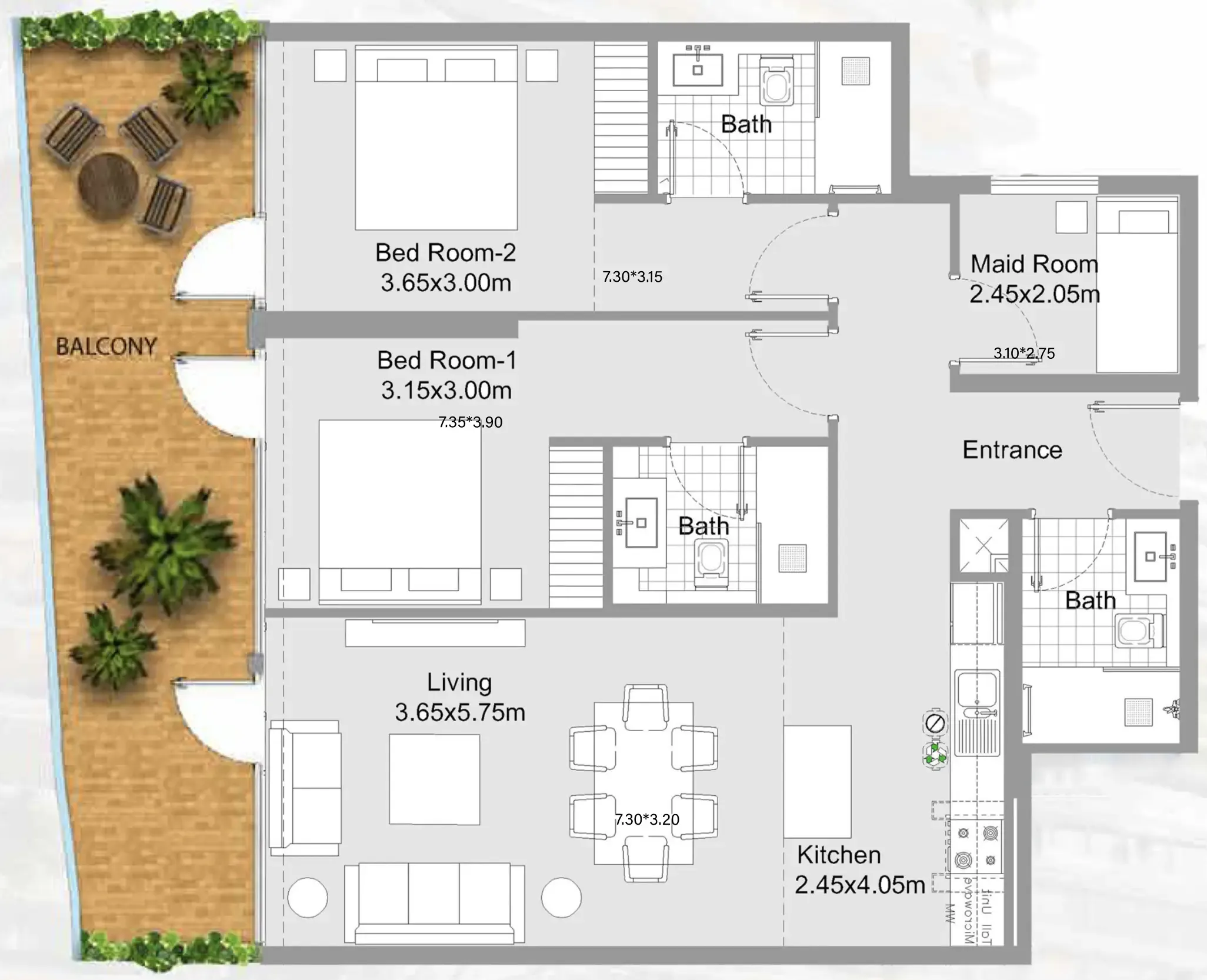 BAMX Development 311 Boulevard floor plan