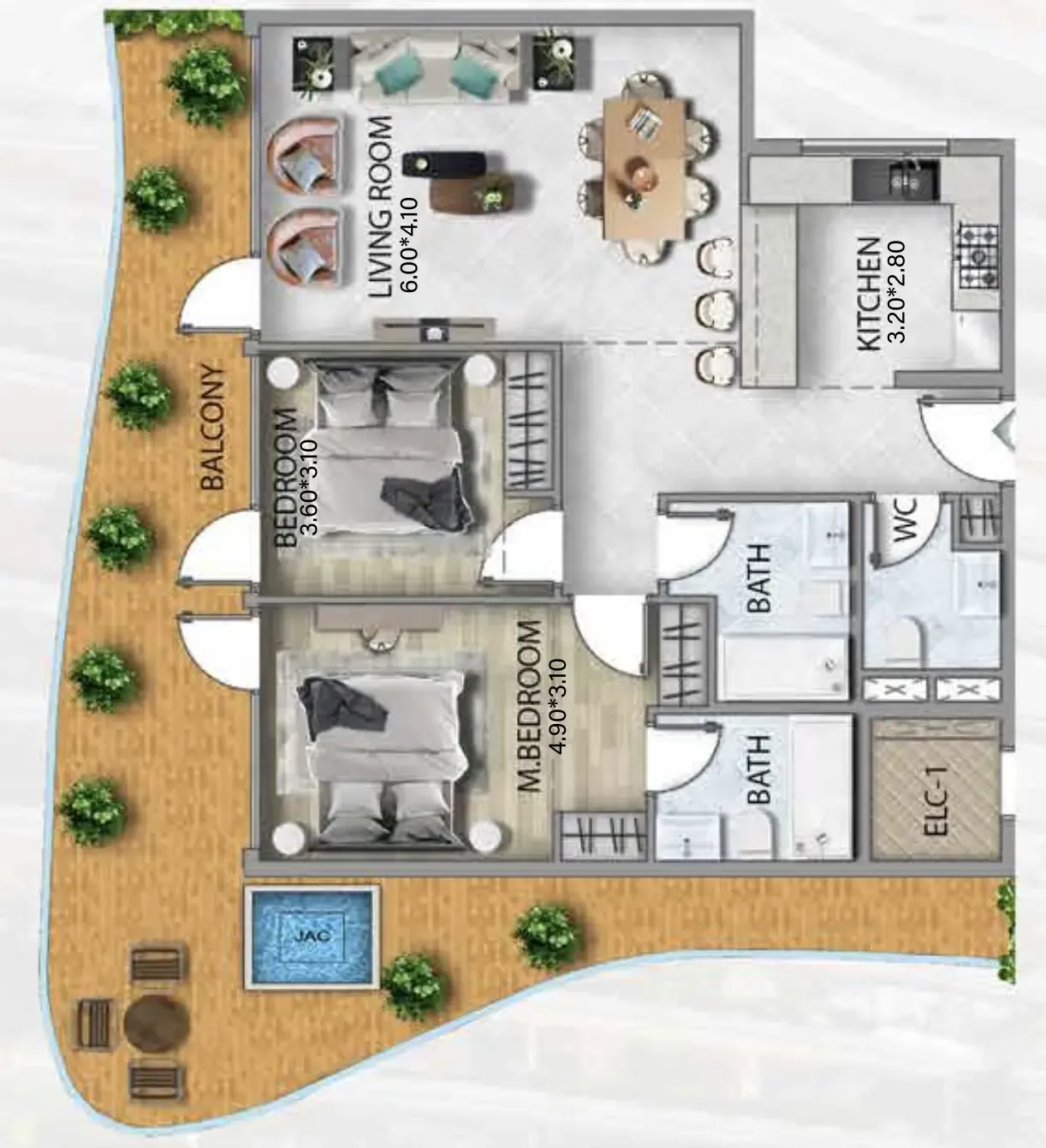 BAMX Development 311 Boulevard floor plan