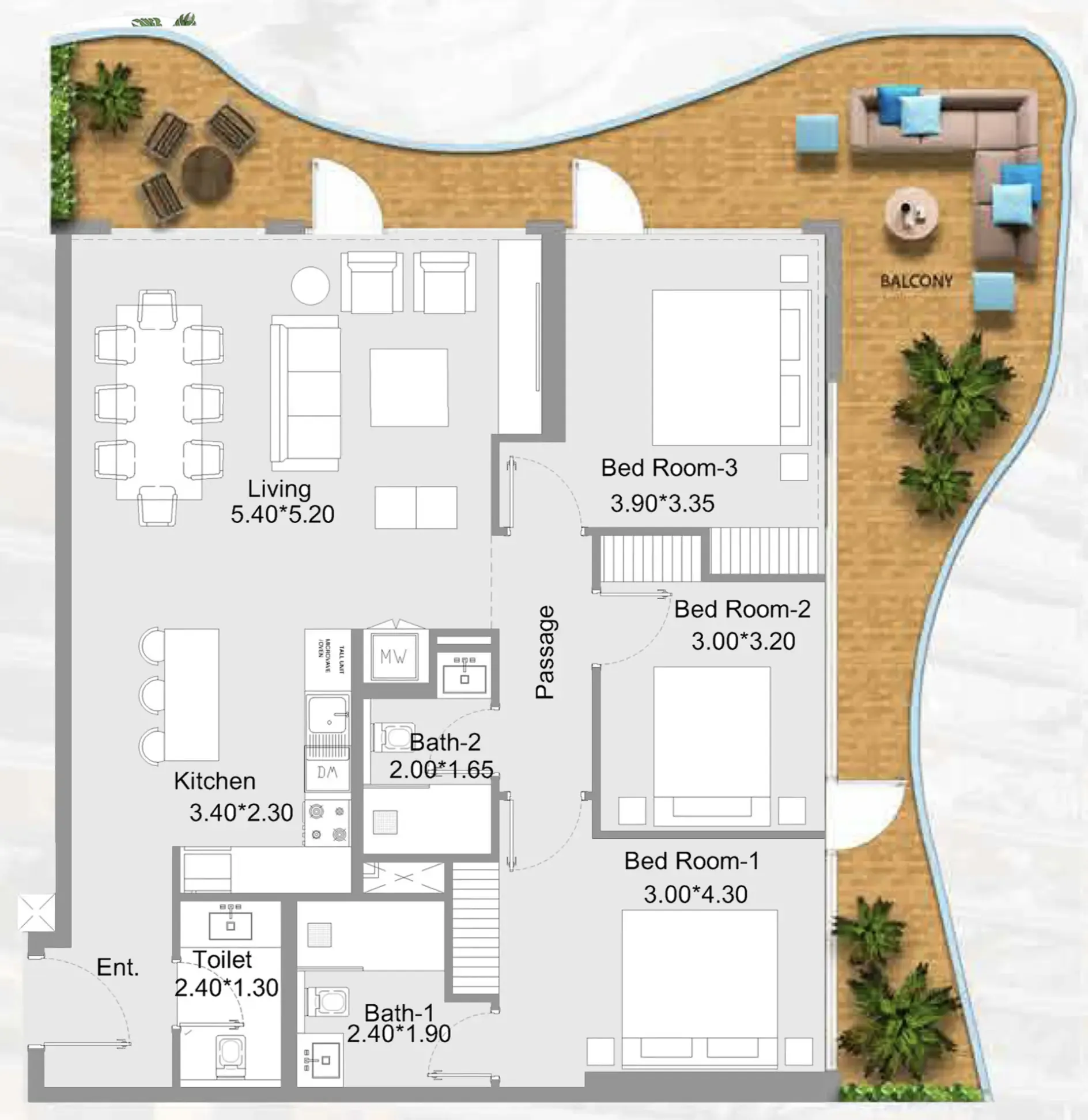 BAMX Development 311 Boulevard floor plan