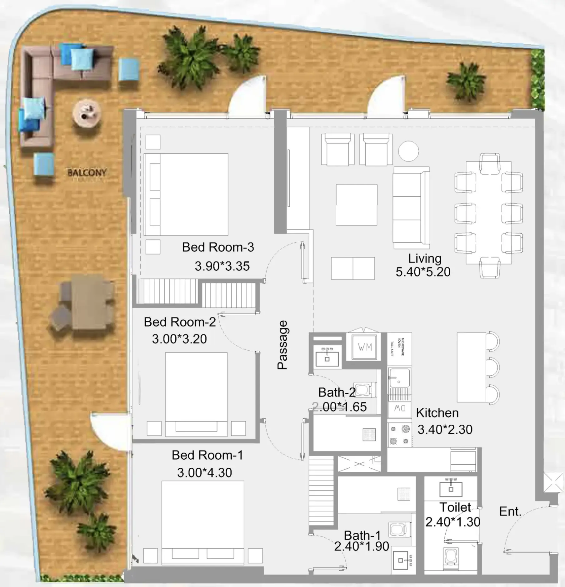 BAMX Development 311 Boulevard floor plan
