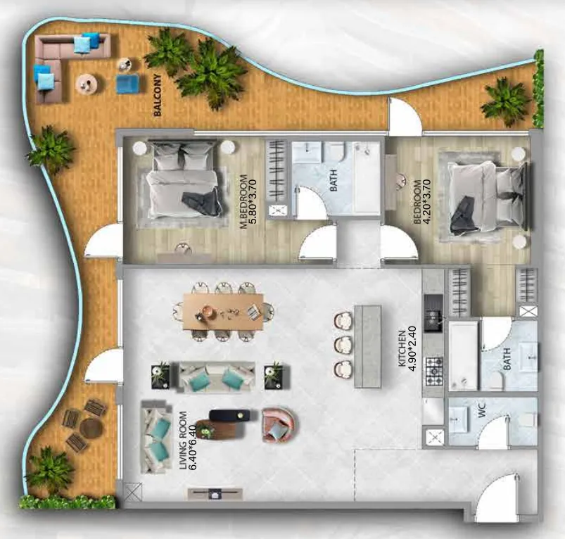 BAMX Development 311 Boulevard floor plan