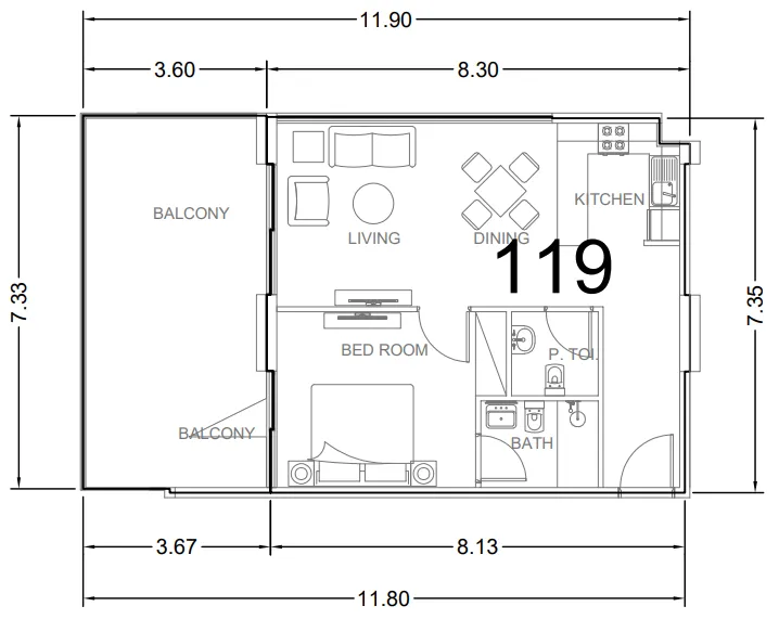 AG Properties AG Aum floor plan