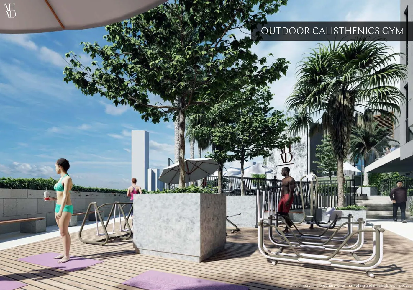 Outdoor Gym amenity image at Ahad Residences