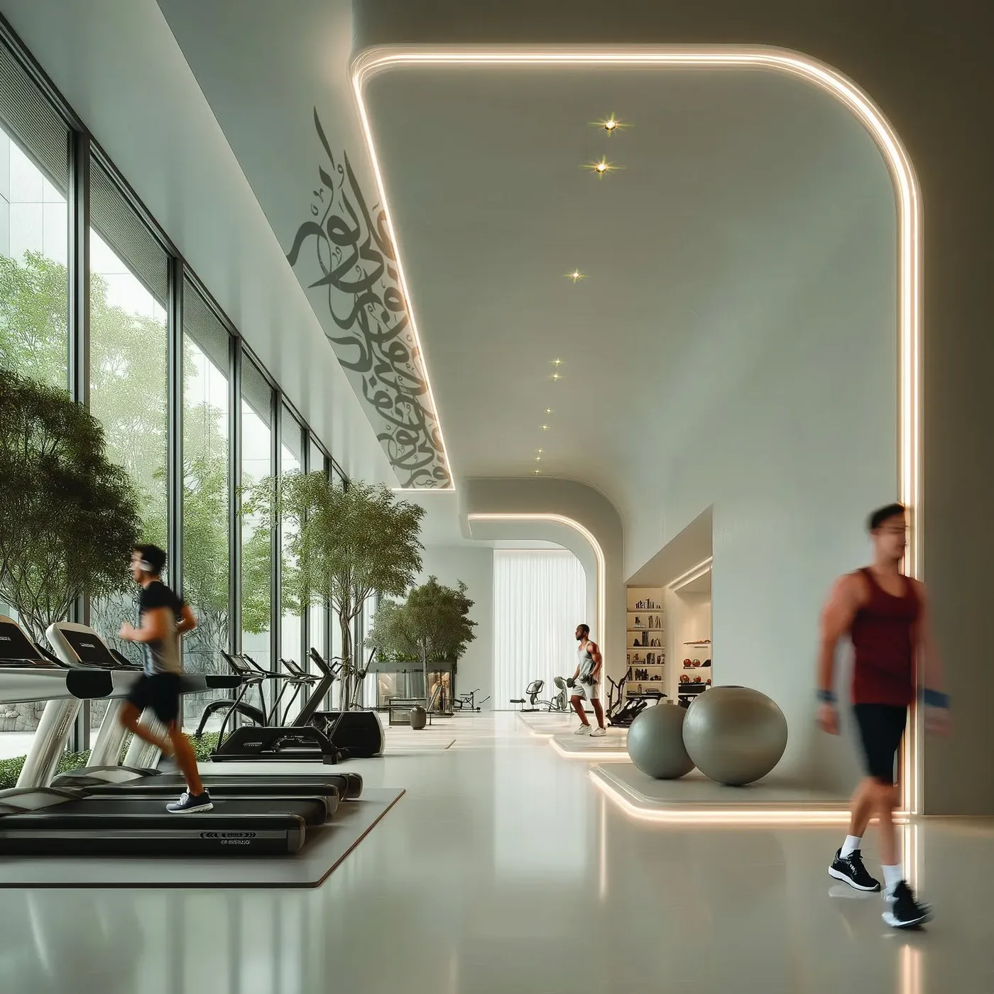 Gym amenity image at Al Ghaf Tower