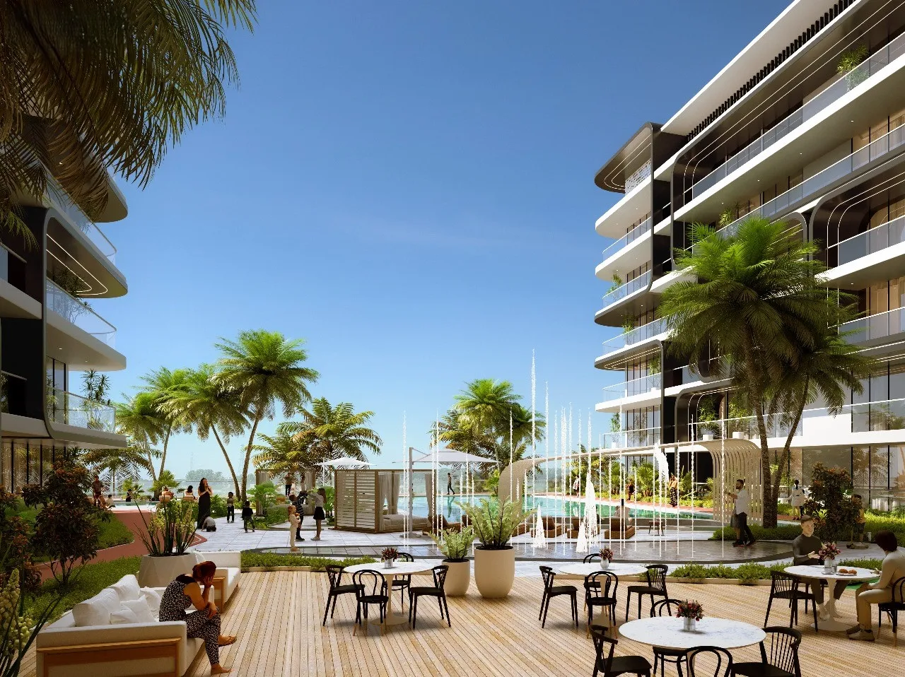 Seating Area amenity image at Al Haseen Residences 6