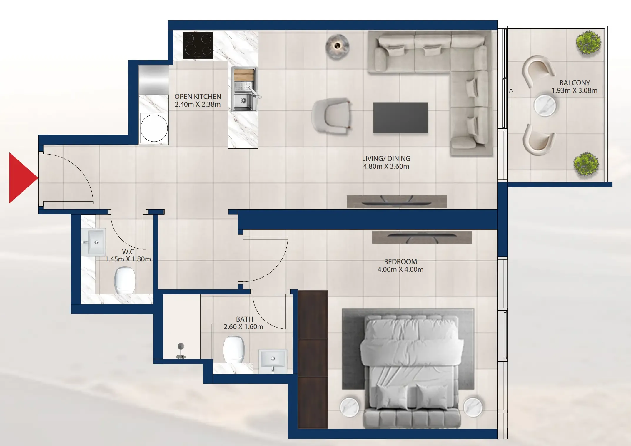 Dubai Investments Real Estate Al Vista floor plan