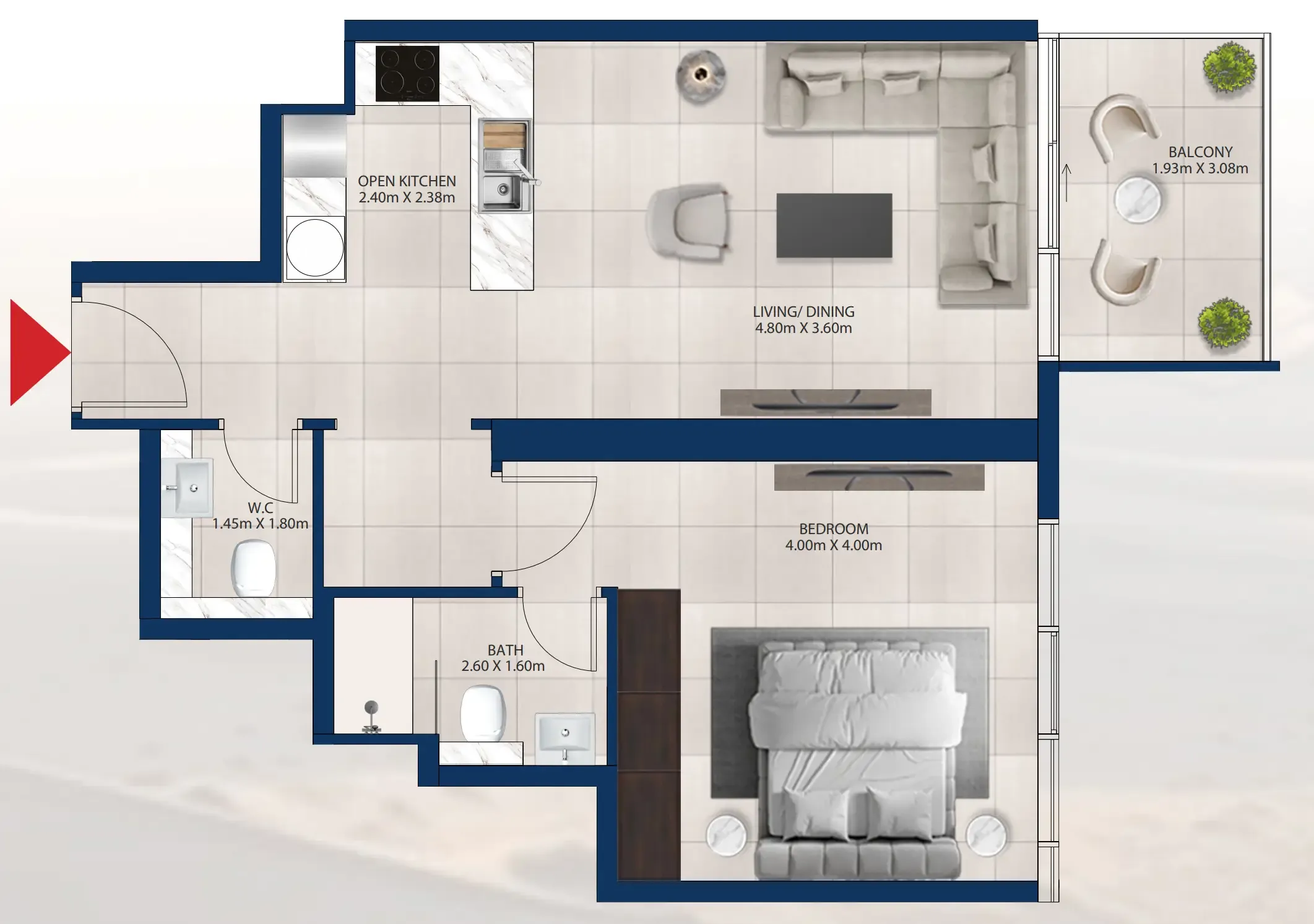 Dubai Investments Real Estate Al Vista floor plan