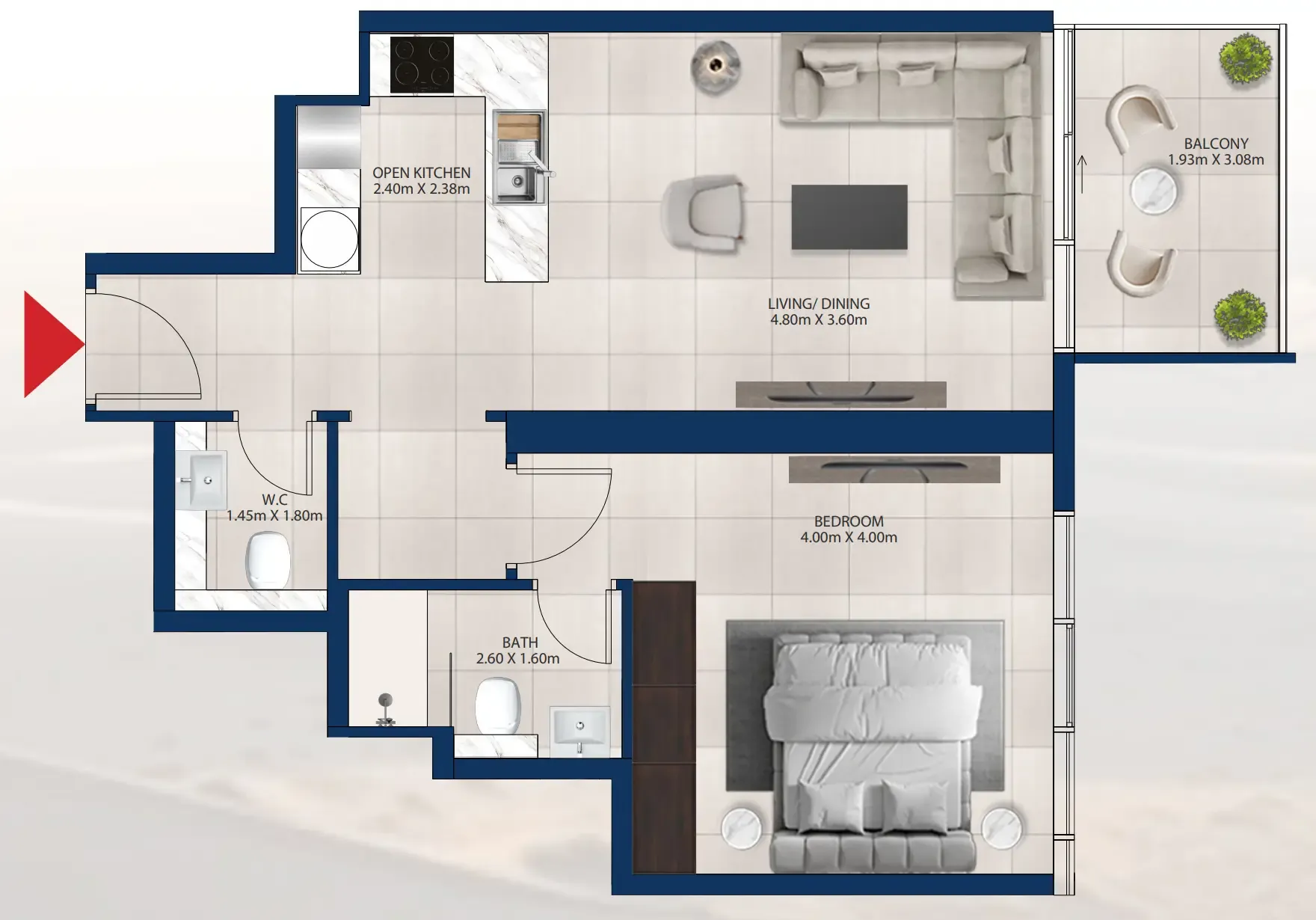 Dubai Investments Real Estate Al Vista floor plan