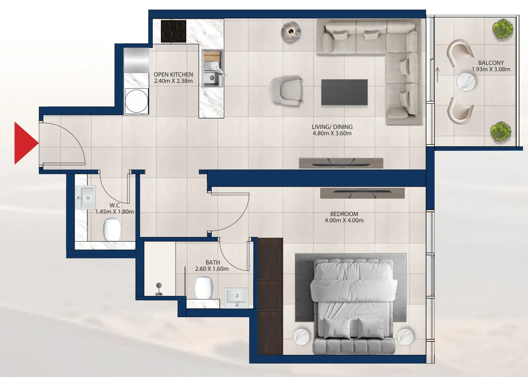 Dubai Investments Real Estate Al Vista floor plan