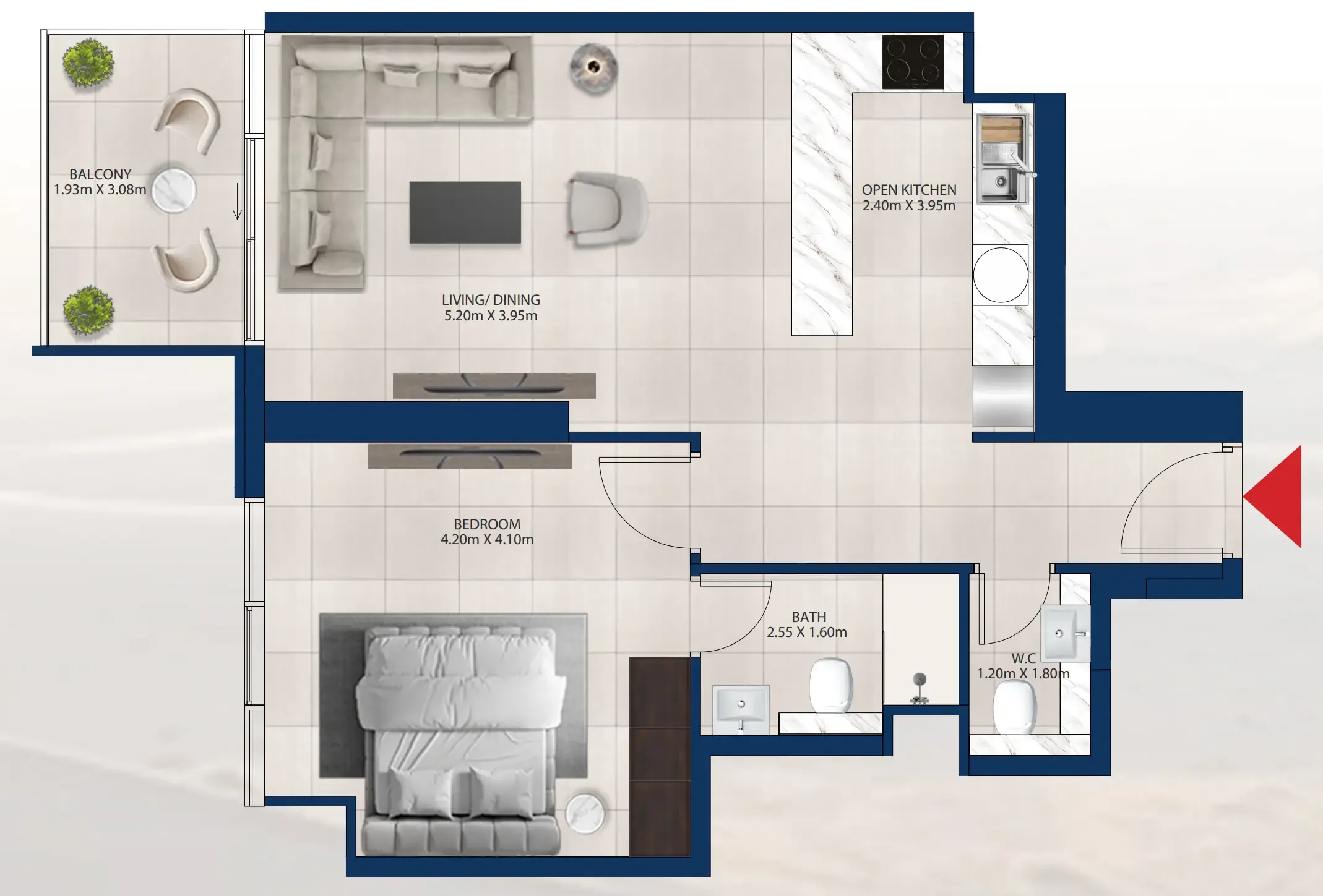 Dubai Investments Real Estate Al Vista floor plan