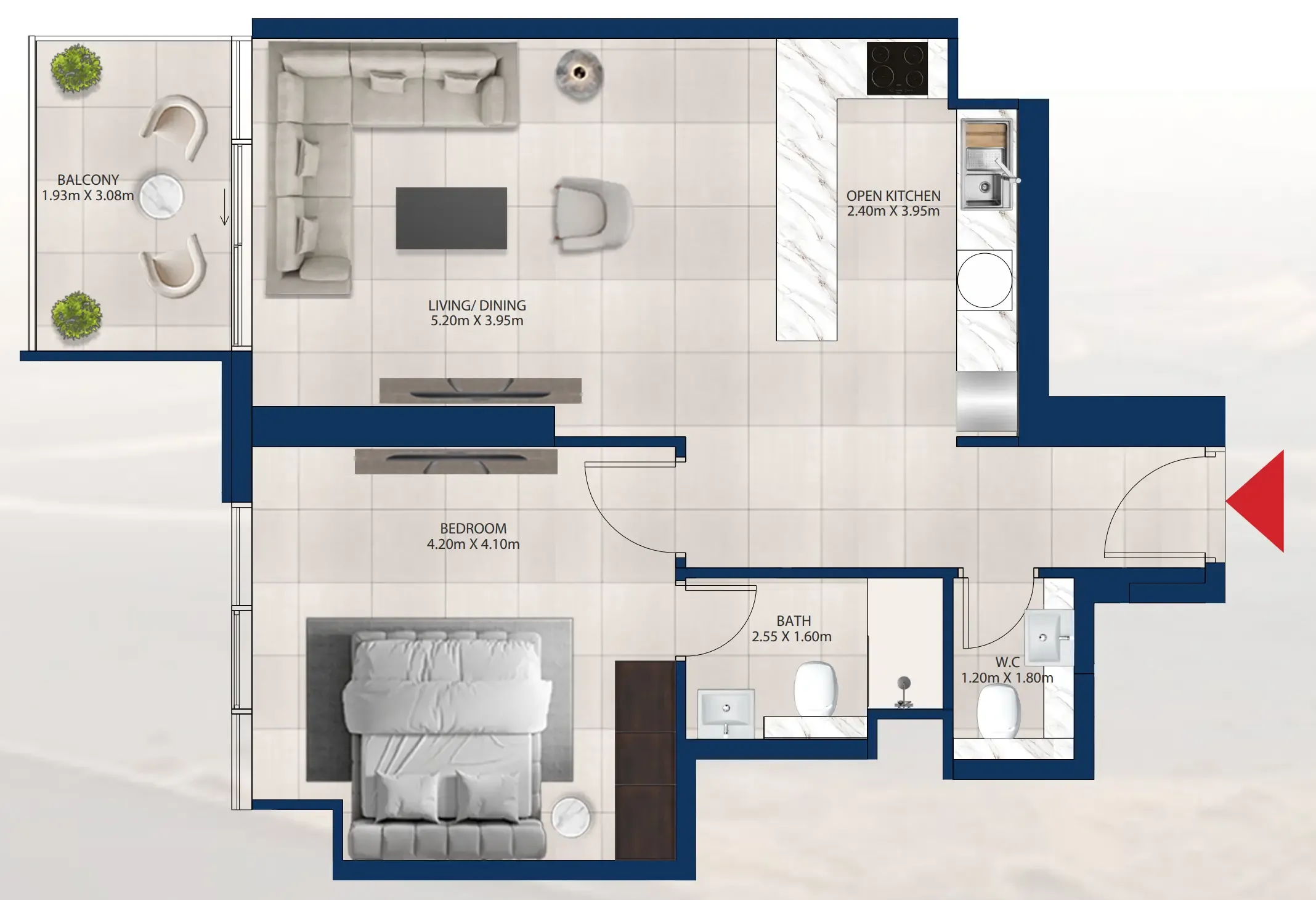 Dubai Investments Real Estate Al Vista floor plan