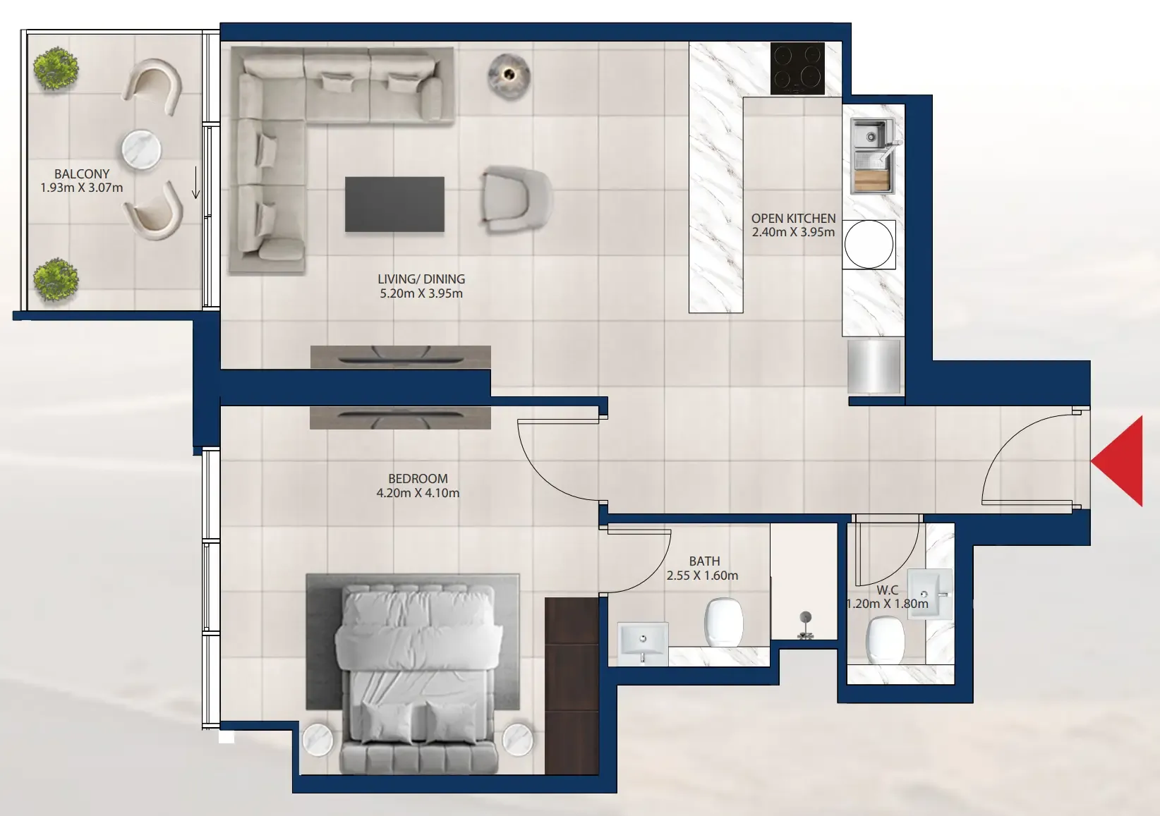 Dubai Investments Real Estate Al Vista floor plan