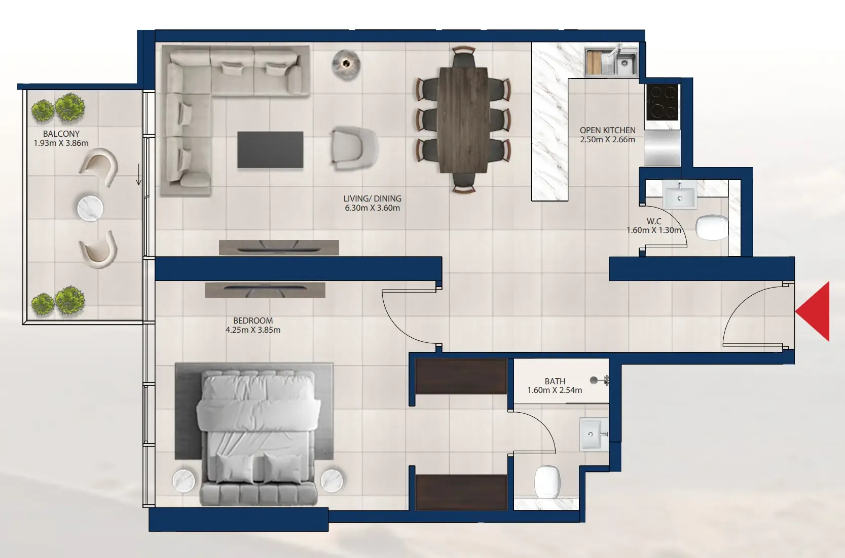 Dubai Investments Real Estate Al Vista floor plan