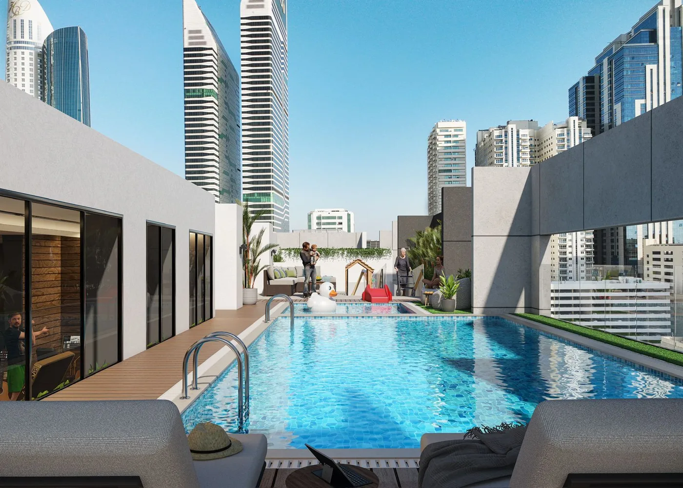Swimming Pool amenity image at Alba Tower