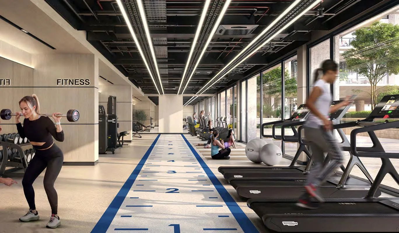 Gym amenity image at Alder in Park Five