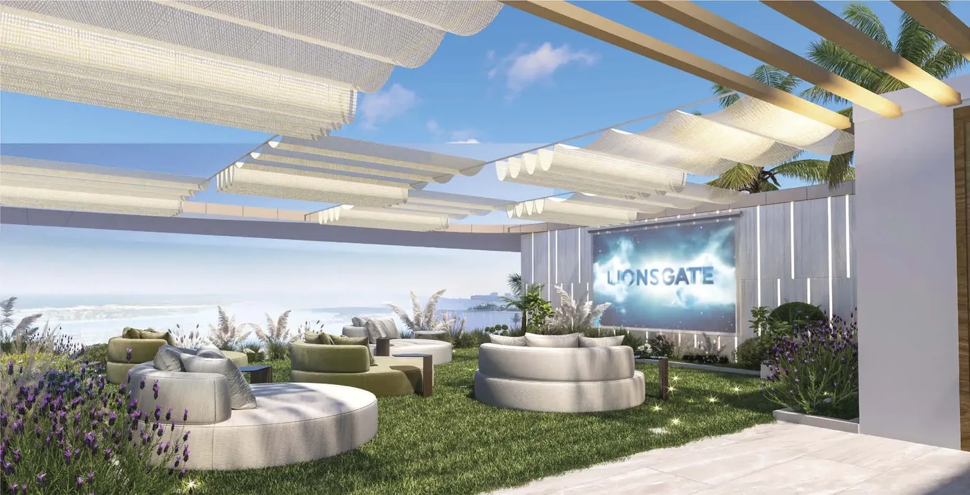 Adult’s Rooftop Cinema amenity image at Allegro Park