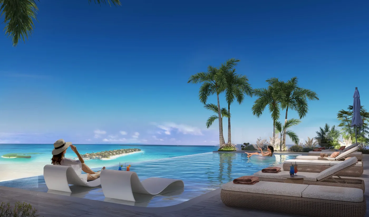 Adult's Rooftop Infinity Pool amenity image at Allegro Park