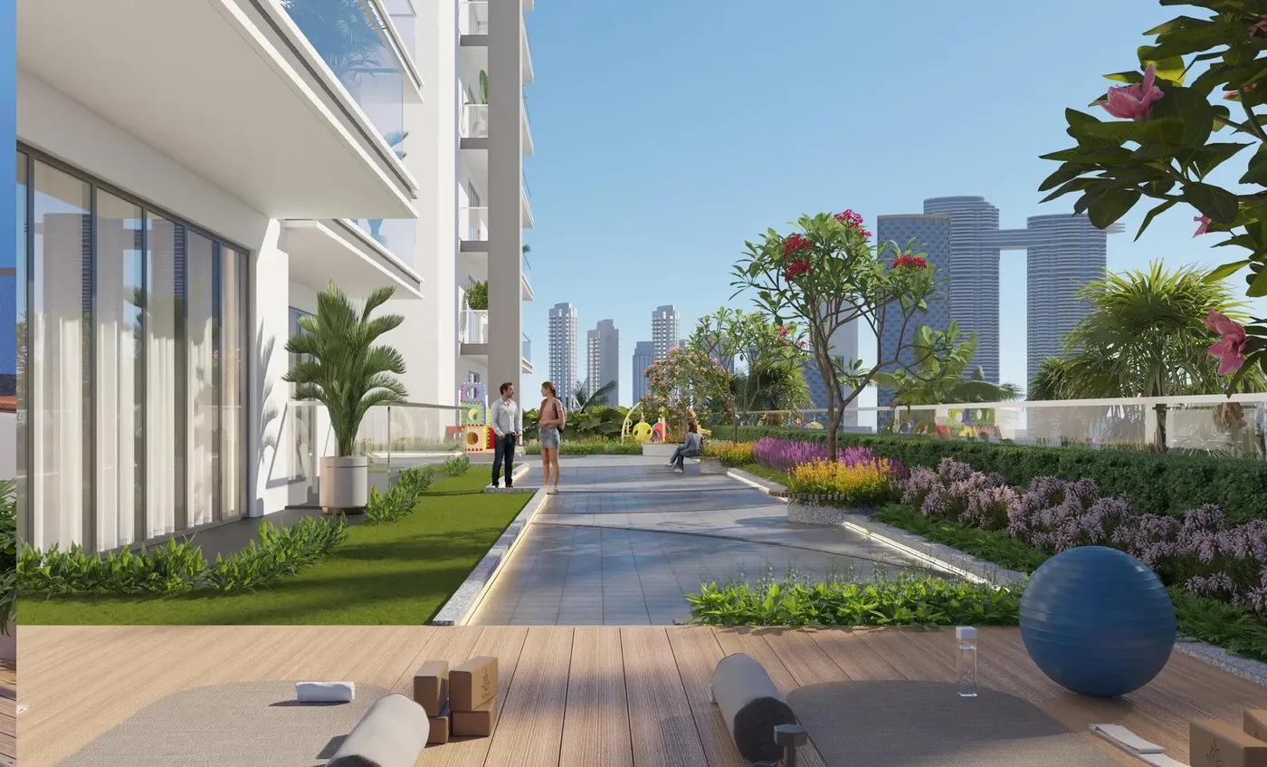 Open-Air Lounge amenity image at Almaara Residences