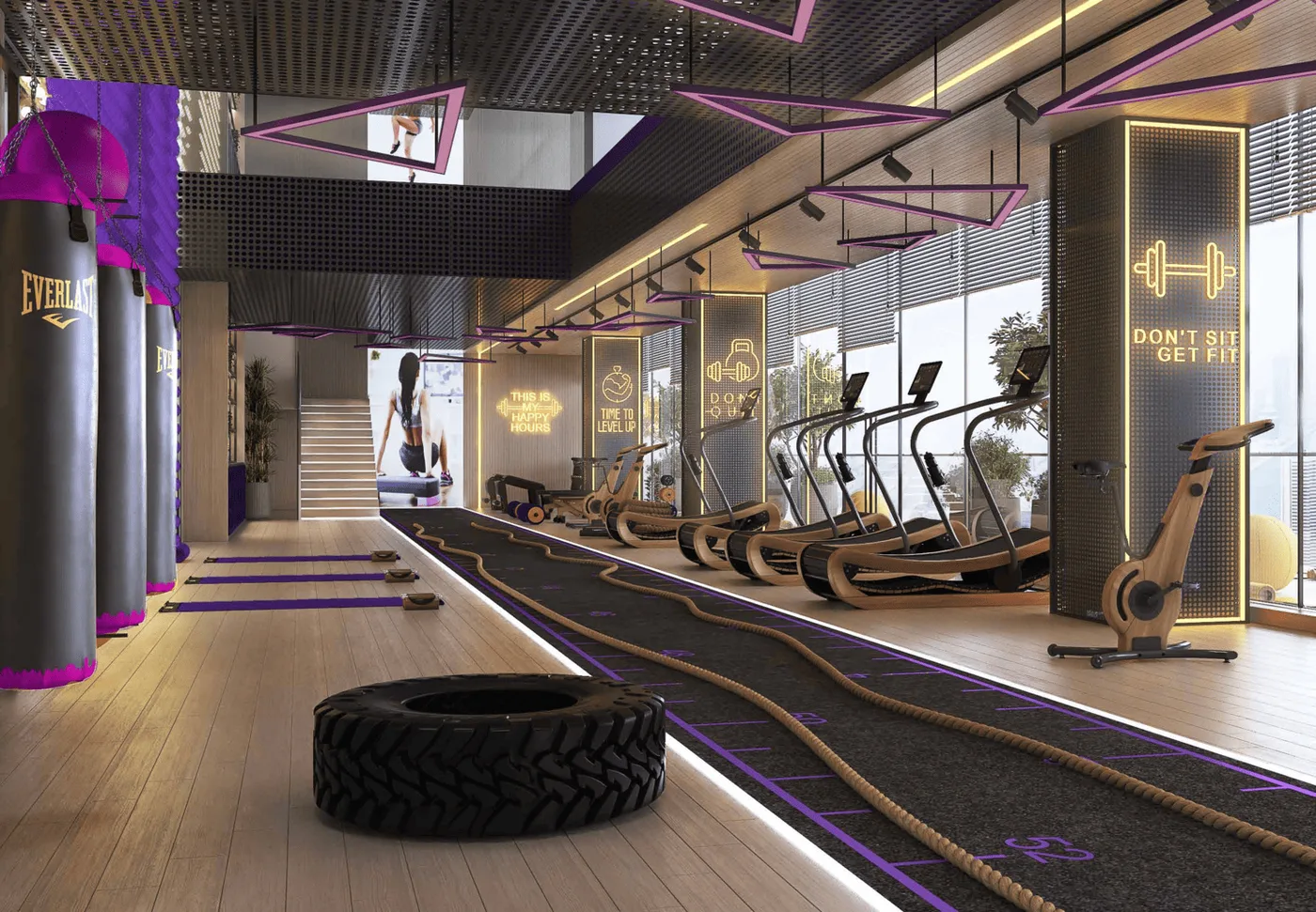 Opulent Fitness Gym amenity image at Altitude de Grisogono