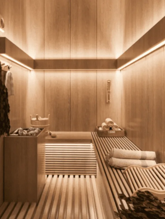 Jacuzzi And Sauna amenity image at Amal Tower