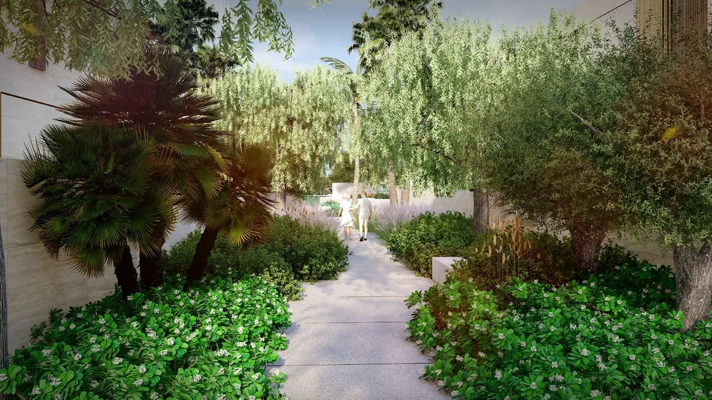 Garden amenity image at Amara