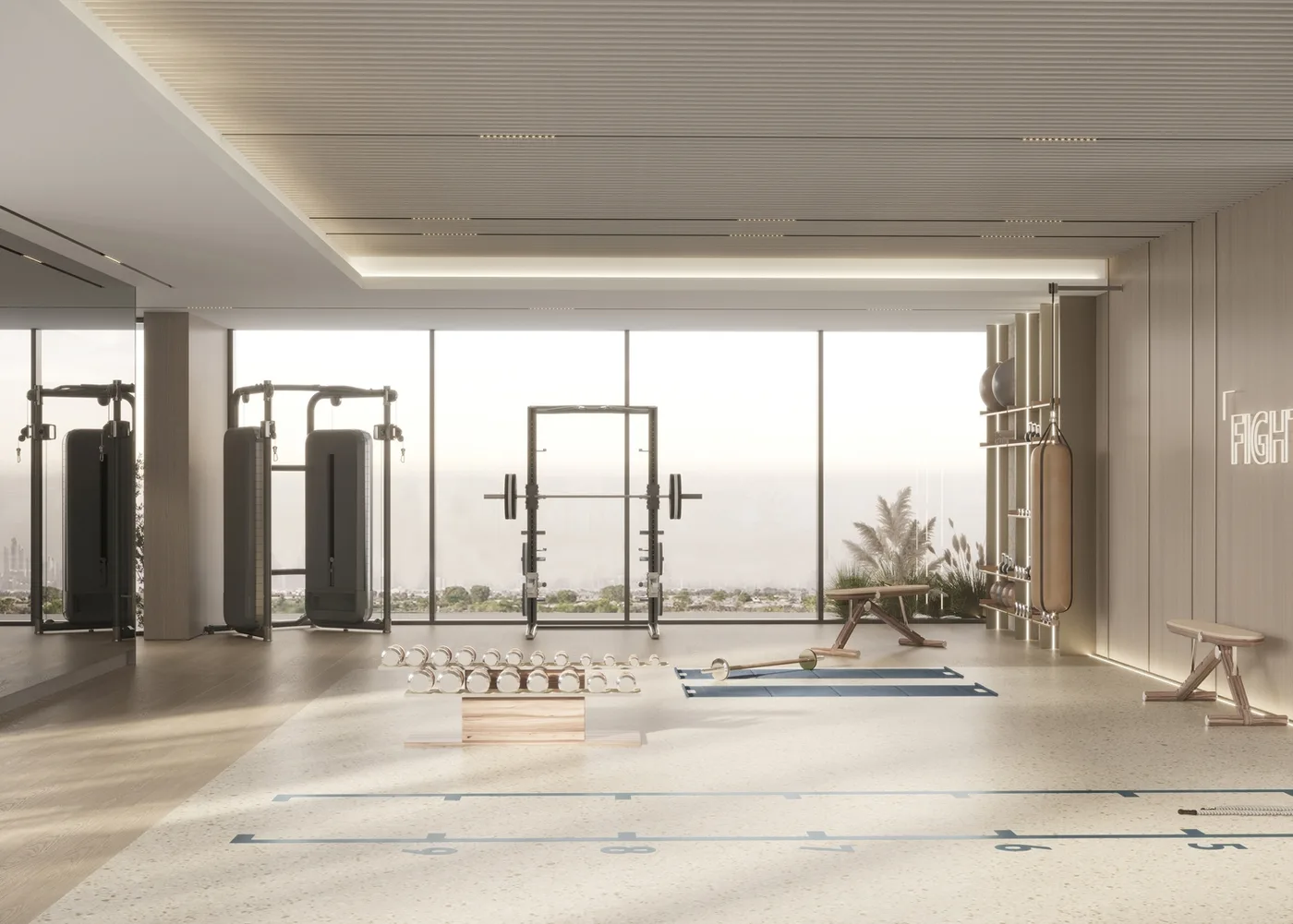 Gym amenity image at Amazonia Residence